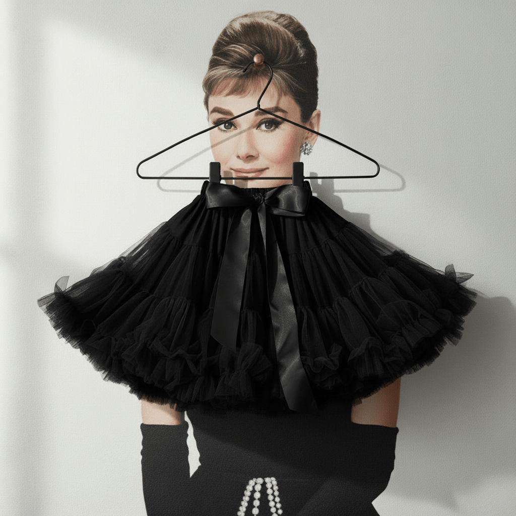 DOLLY by Le Petit Tom ® AUDREY HEPBURN pettiskirt black