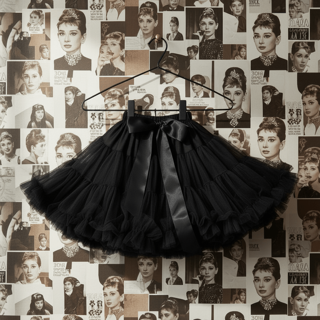 DOLLY by Le Petit Tom ® AUDREY HEPBURN pettiskirt black