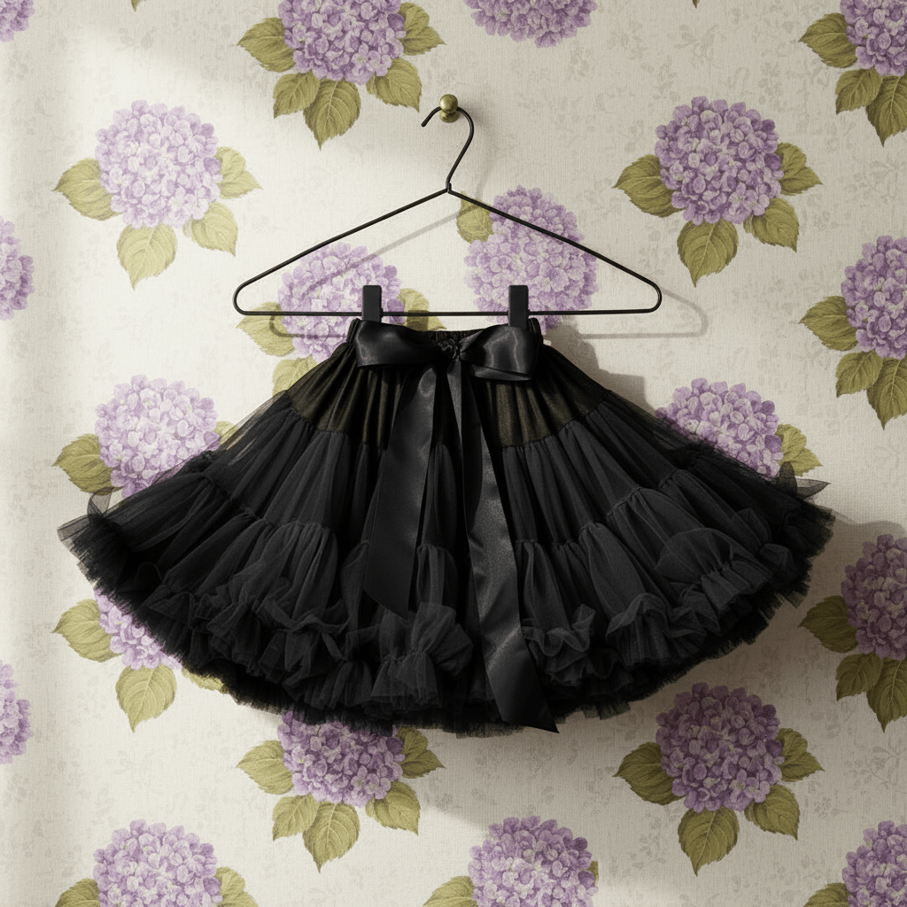 DOLLY by Le Petit Tom ® AUDREY HEPBURN pettiskirt black