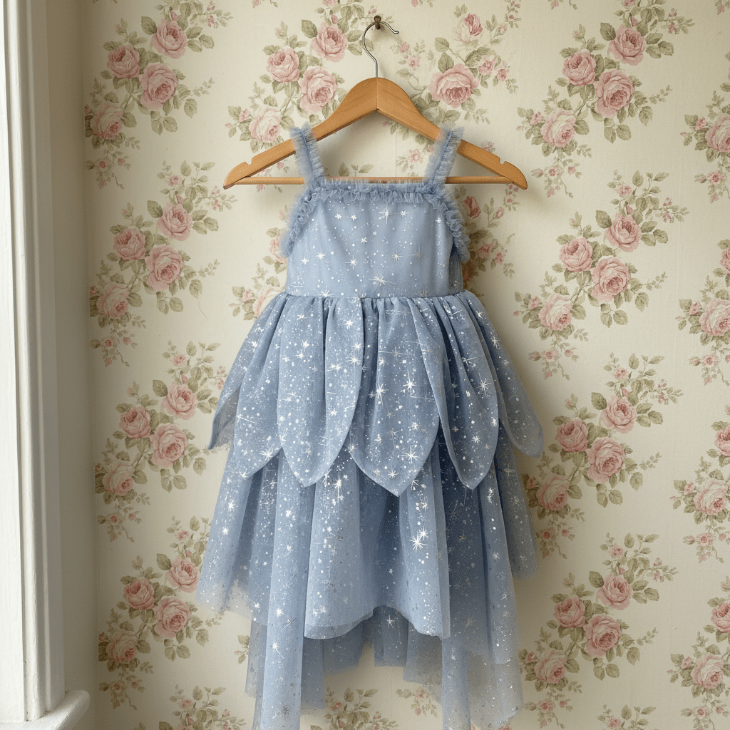 DOLLY® The Elves of Iceland Queen Elf Dress — HILDUR misty blue