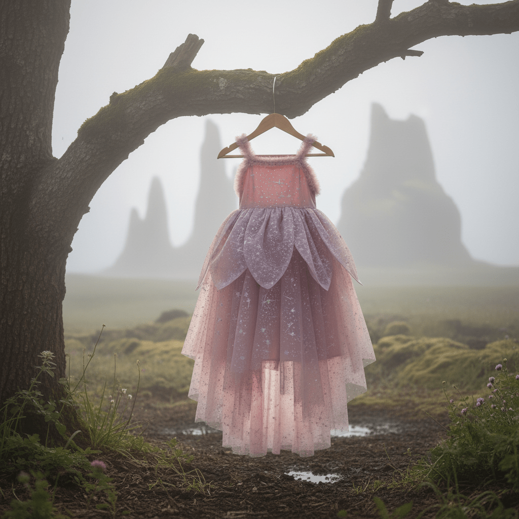 DOLLY® The Elves of Iceland Queen Elf Dress — HILDUR dusty violet