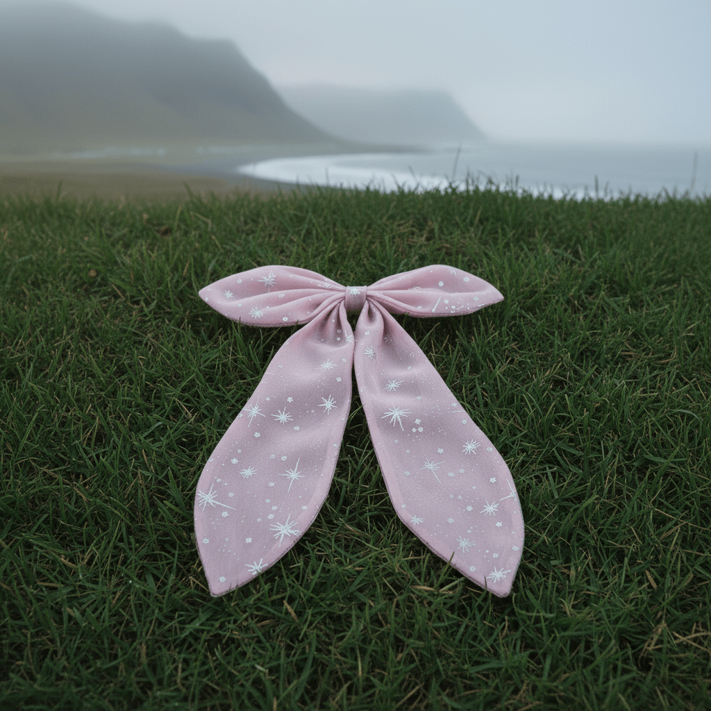 DOLLY® The Elves of Iceland Elf Petal Hairbow clip dusty violet