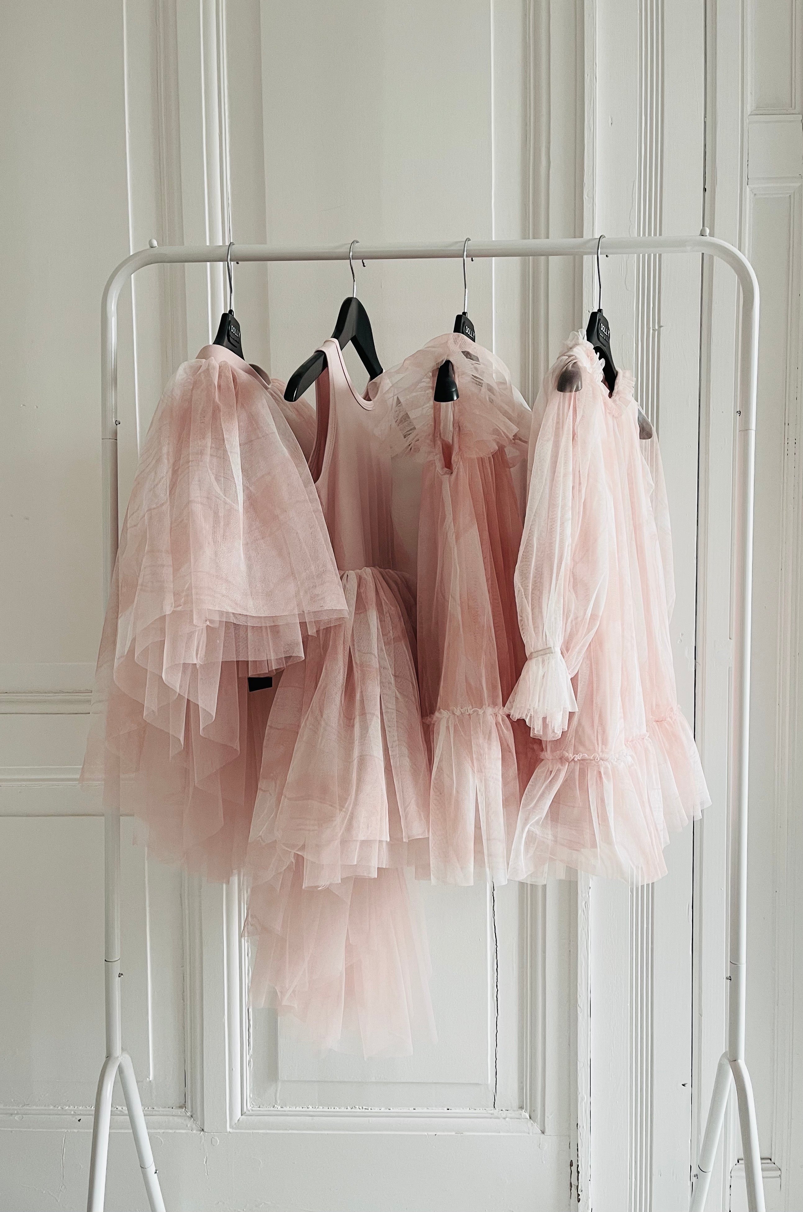 DOLLY® STARS &amp; MOON ⭐️ 🌙 VESTIDO DE HADA DE TUL rosa ballet