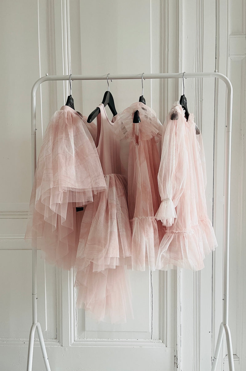 DOLLY® STARS &amp; MOON ⭐️ 🌙 VESTIDO DE HADA DE TUL rosa ballet