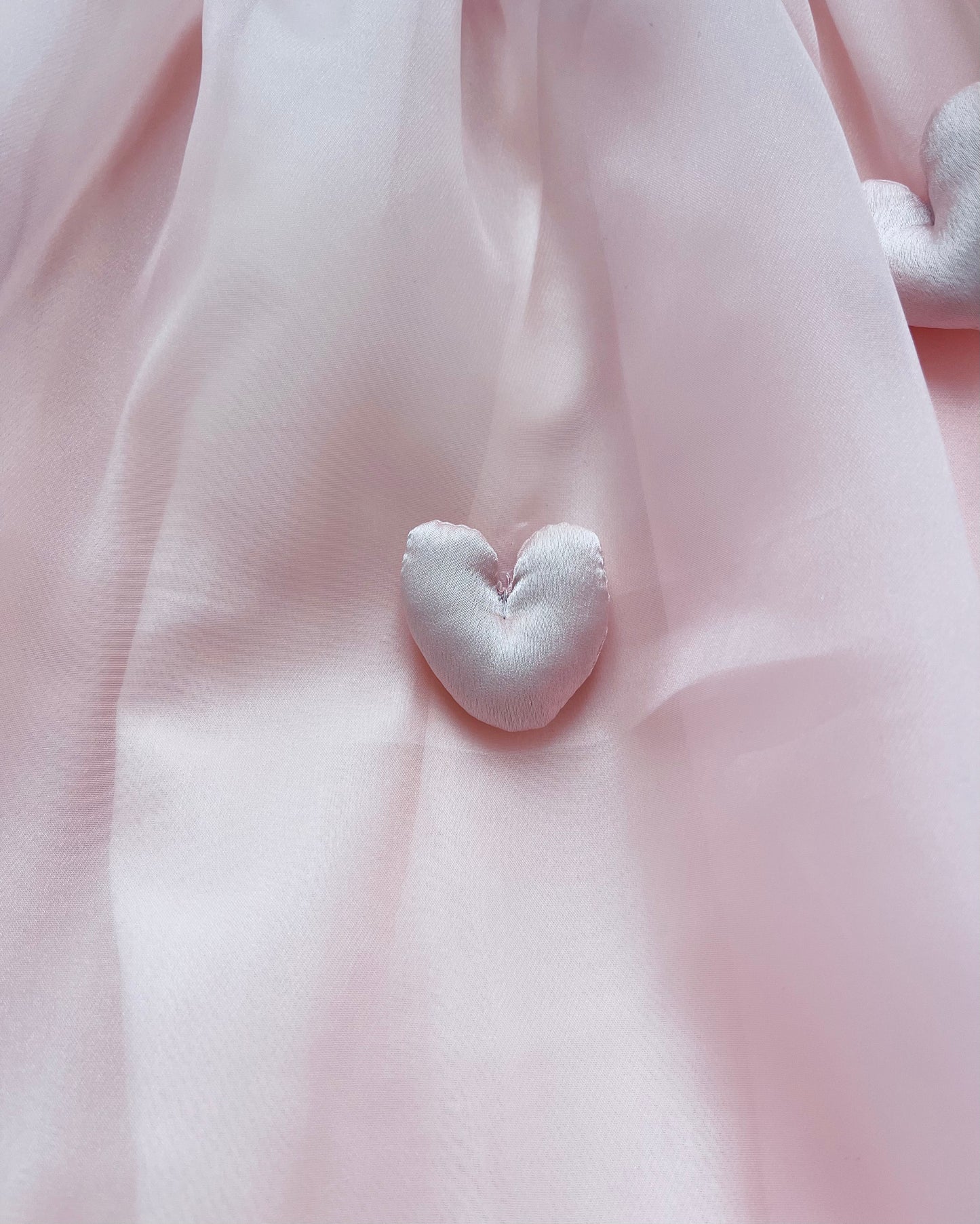 DOLLY WORLD HEART BALLOON ORGANZA DRESS WITH COTTON BODY dollypink