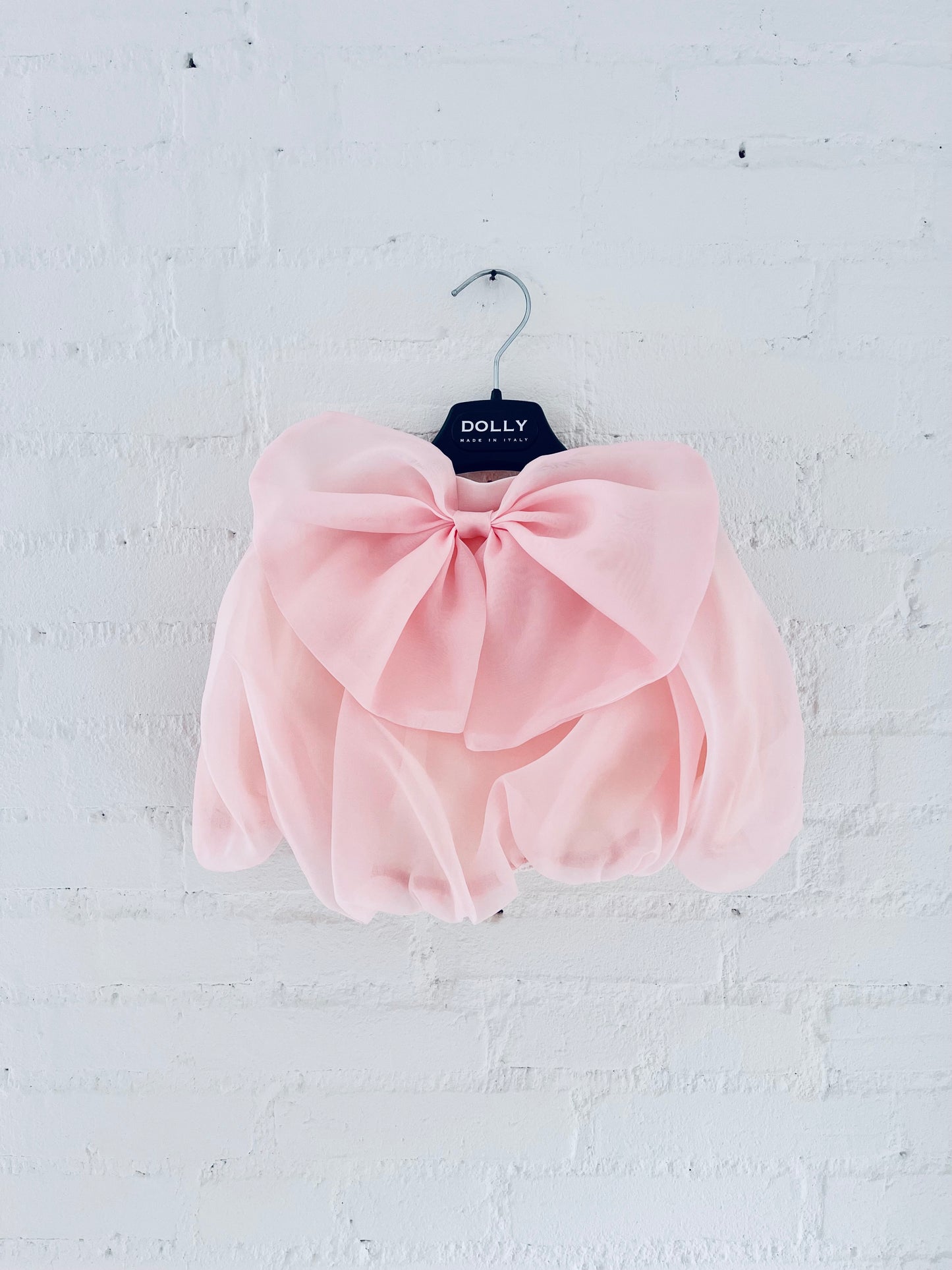 DOLLY WORLD BIG BOW PUFF BALLOON ORGANZA SKIRT dollypink