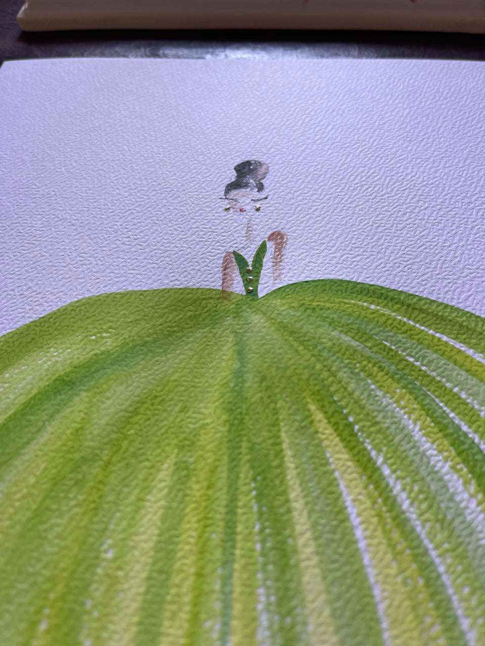 DOLLY Watercolor Princess Tiana Kids Tee