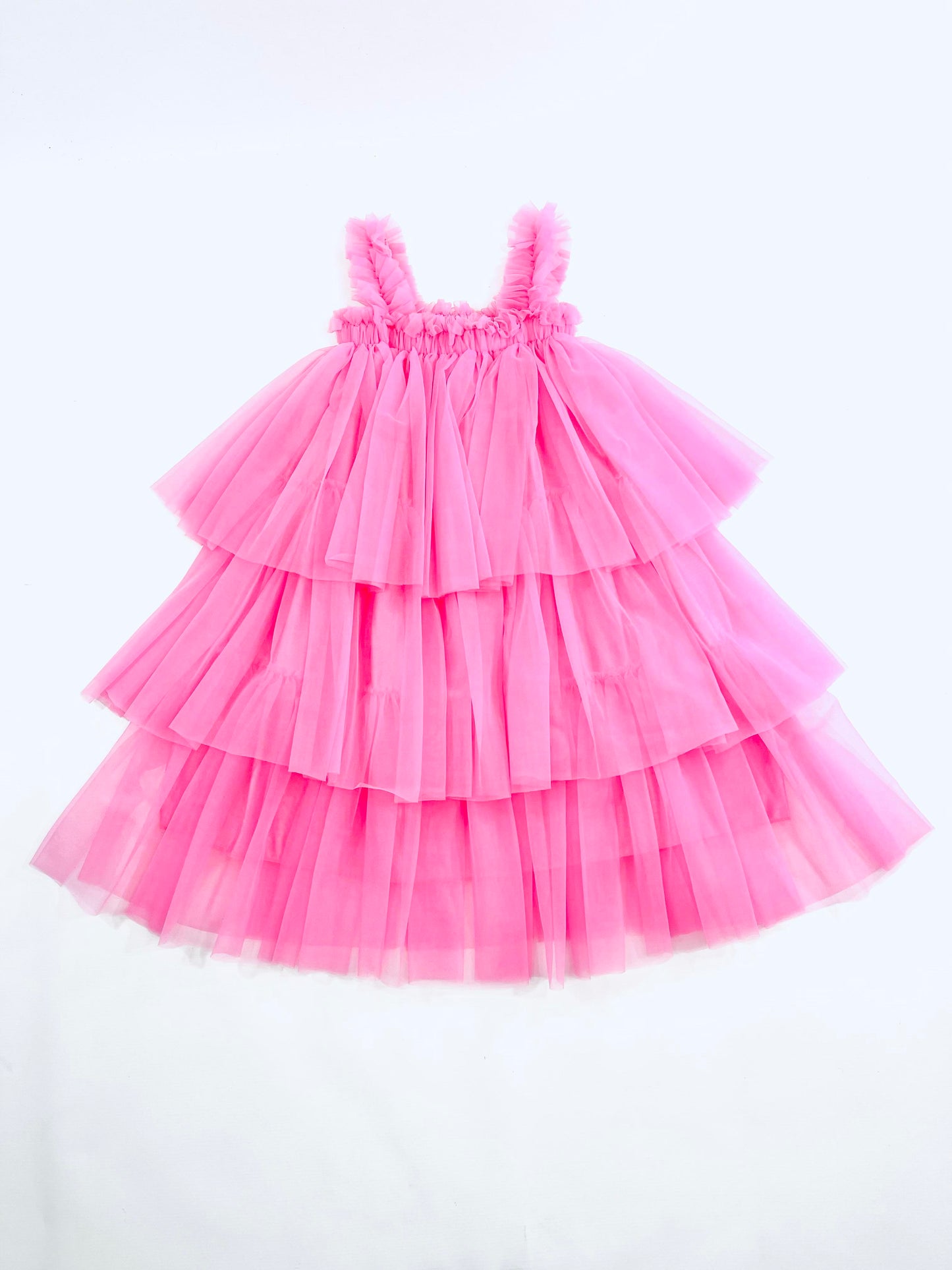 DOLLY PINK PLEASE! 'I BELIEVE IN PINK' MAXI DRESS Aurora Bubblegum pink