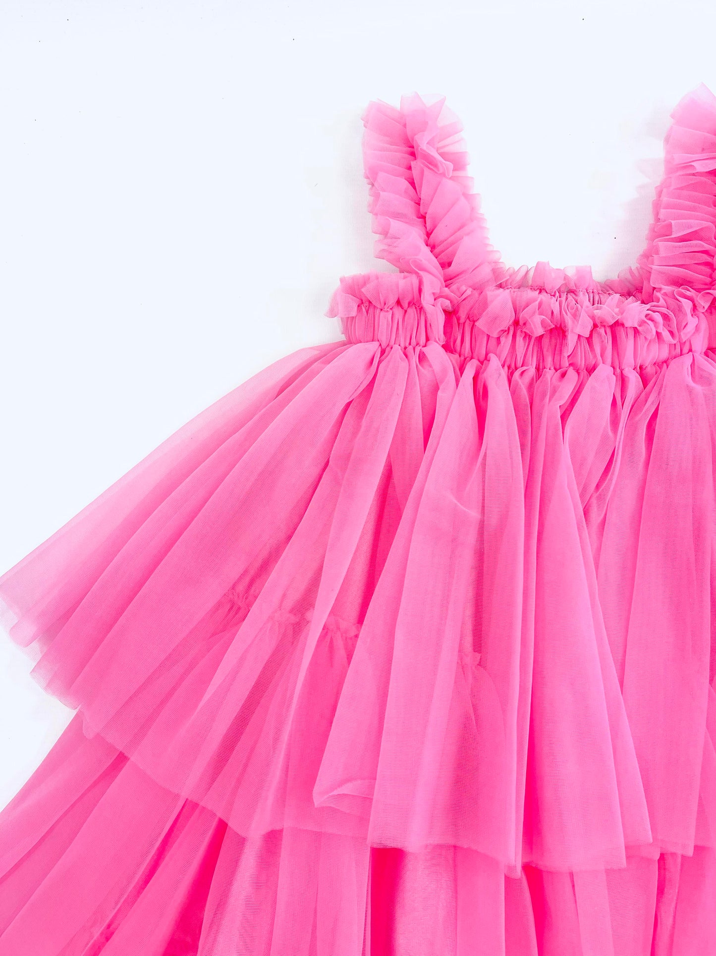 DOLLY PINK PLEASE! 'I BELIEVE IN PINK' MAXI DRESS Aurora Bubblegum pink