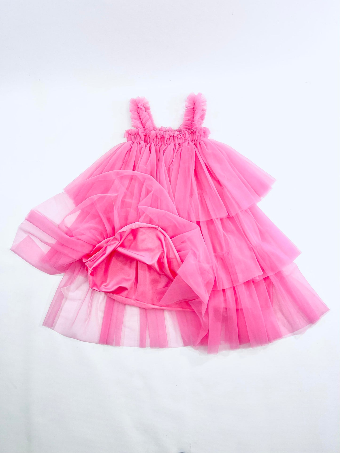 DOLLY PINK PLEASE! 'I BELIEVE IN PINK' MAXI DRESS Aurora Bubblegum pink