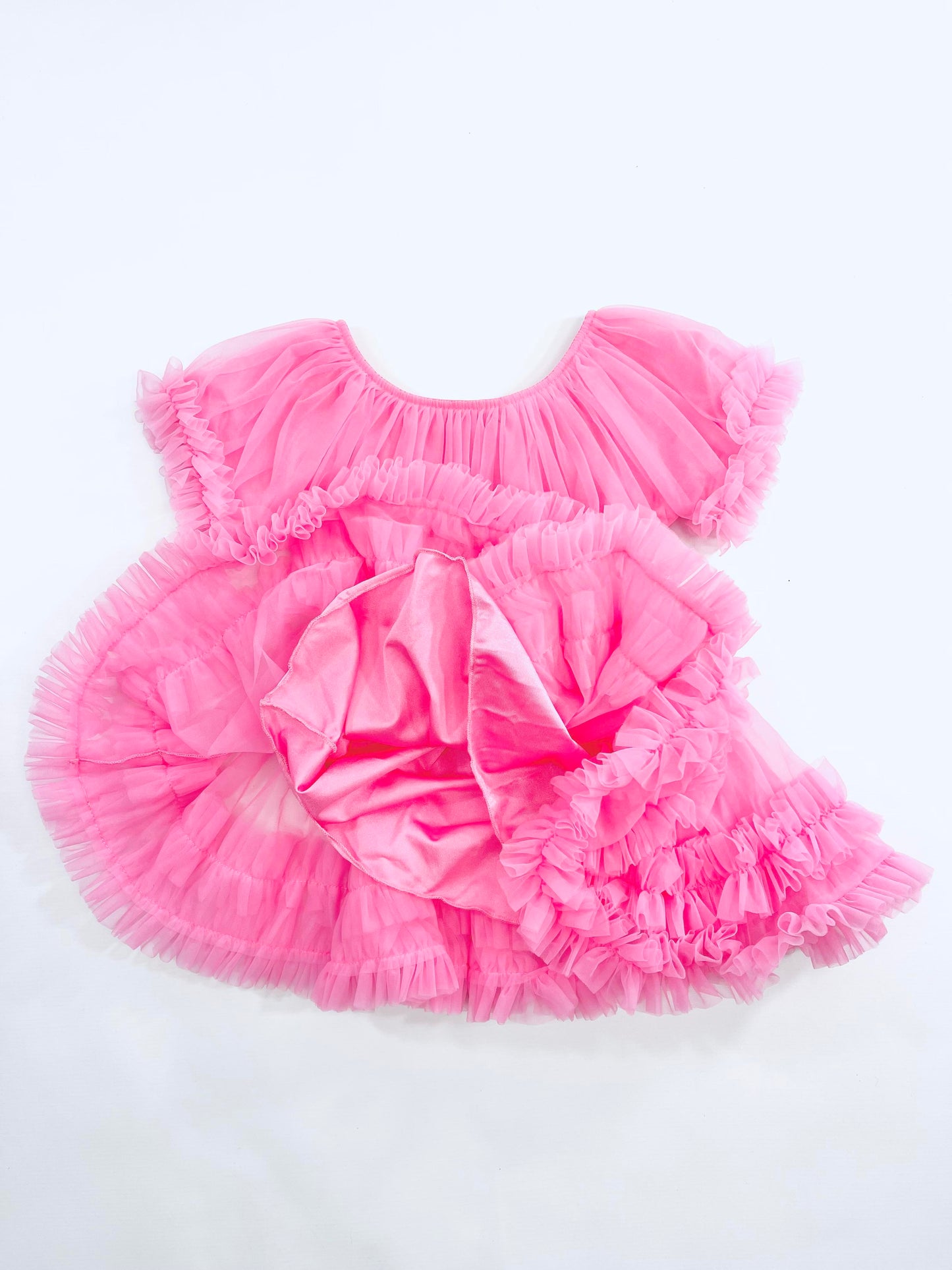 DOLLY PINK PLEASE! FRILLY DRESS Aurora Bubblegum pink