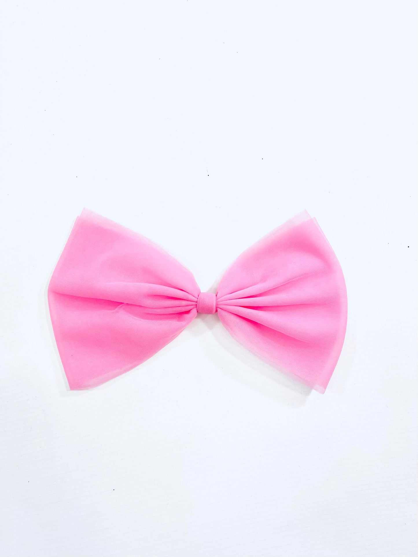 DOLLY PINK PLEASE! BIG CHIFFON HAIR BOW/ BROACH Aurora Bubblegum pink