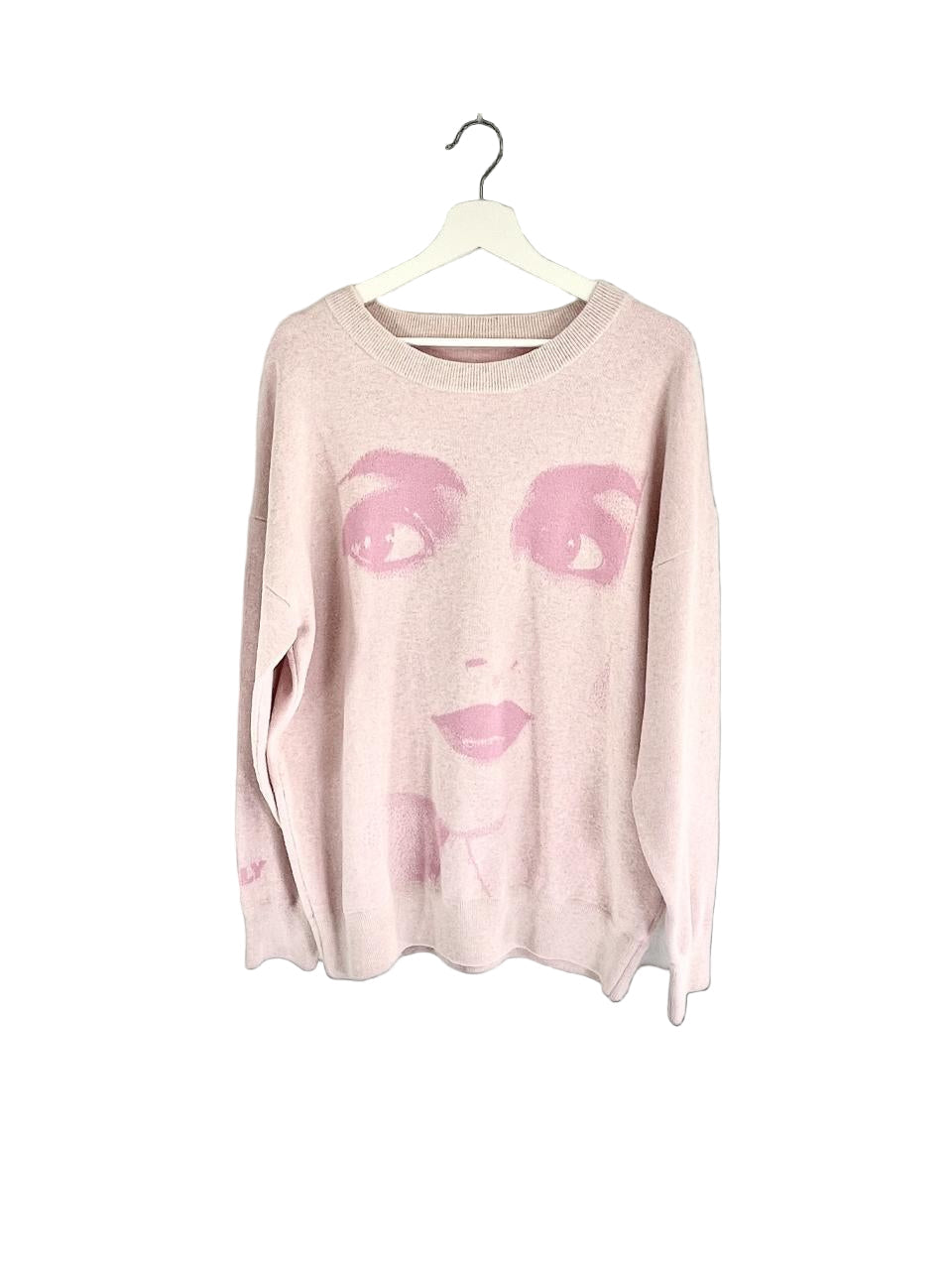 DOLLY Face Crewneck Relaxed Fit Ballet pink Bubblegum