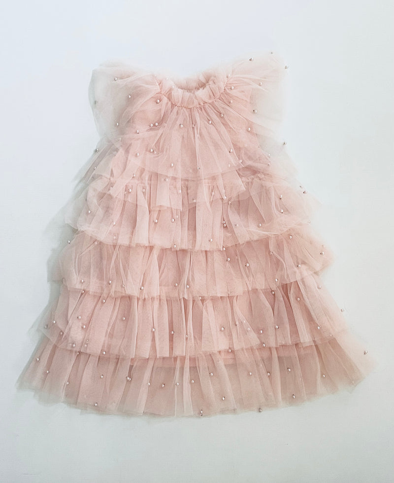 DOLLY® STARS &amp; MOON ⭐️ 🌙 VESTIDO DE HADA DE TUL rosa ballet