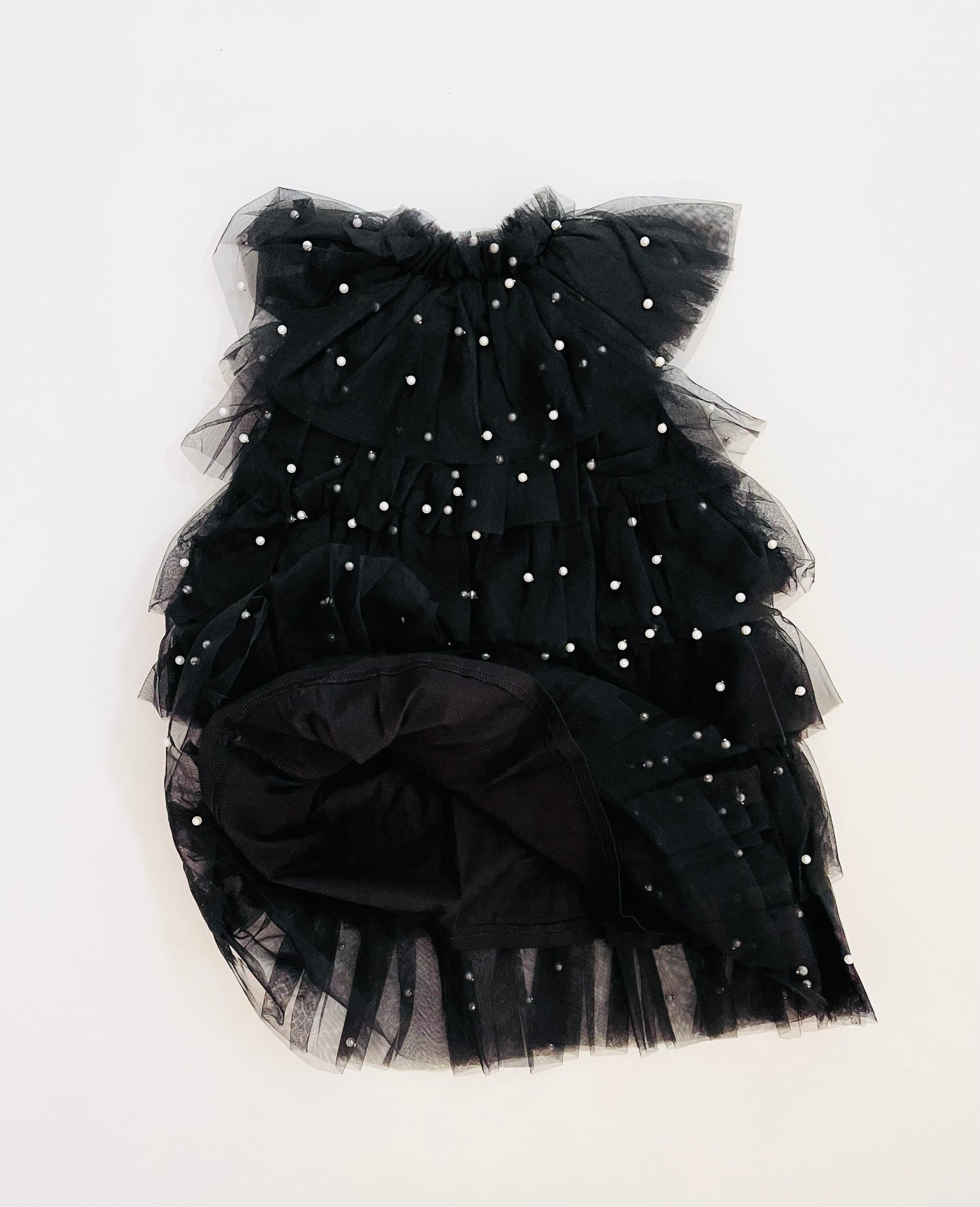 DOLLY® PEARL TUTULLY TIERED TULLE TUTU DRESS black  ⚪