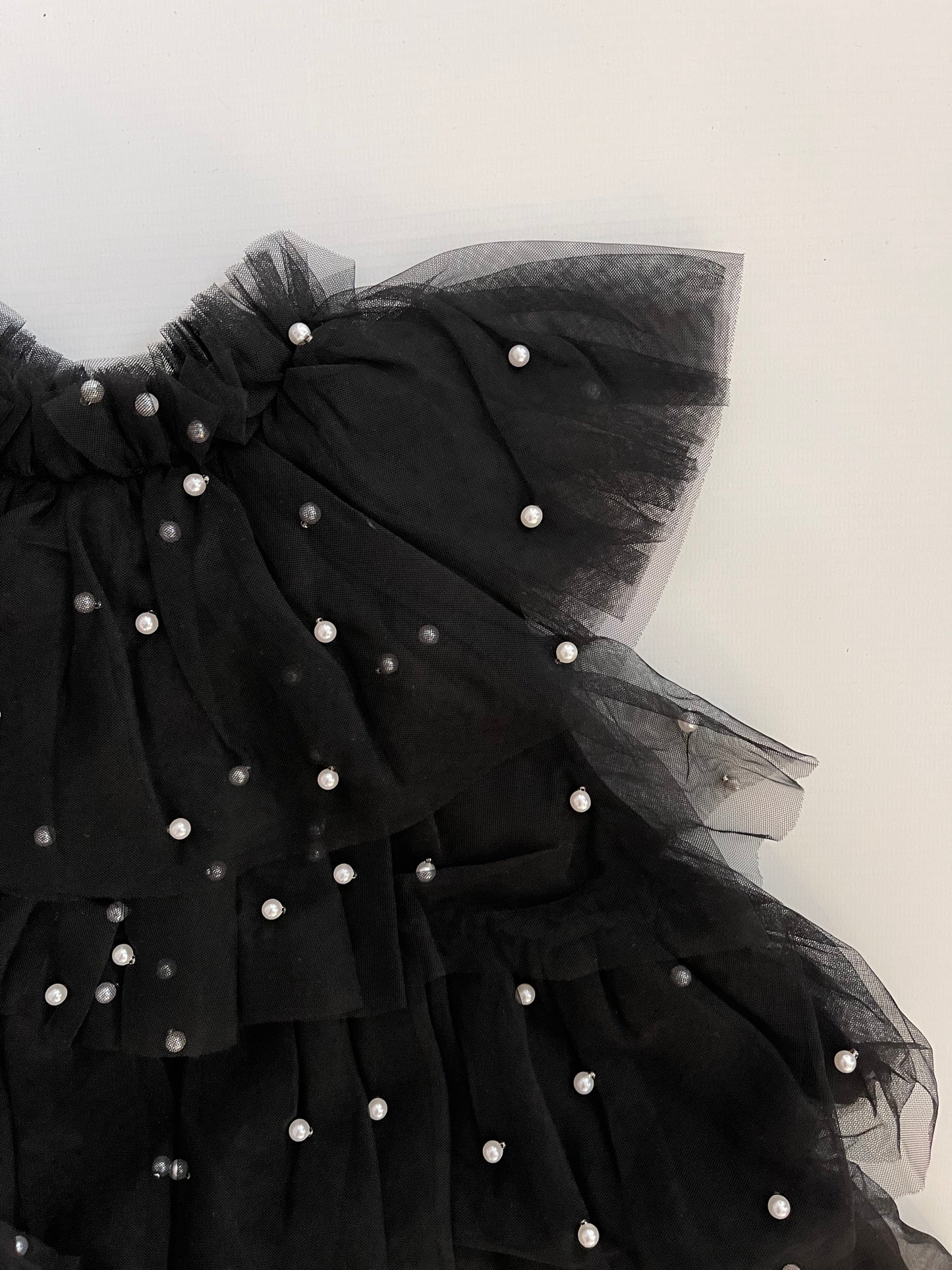 DOLLY® PEARL TUTULLY TIERED TULLE TUTU DRESS black  ⚪