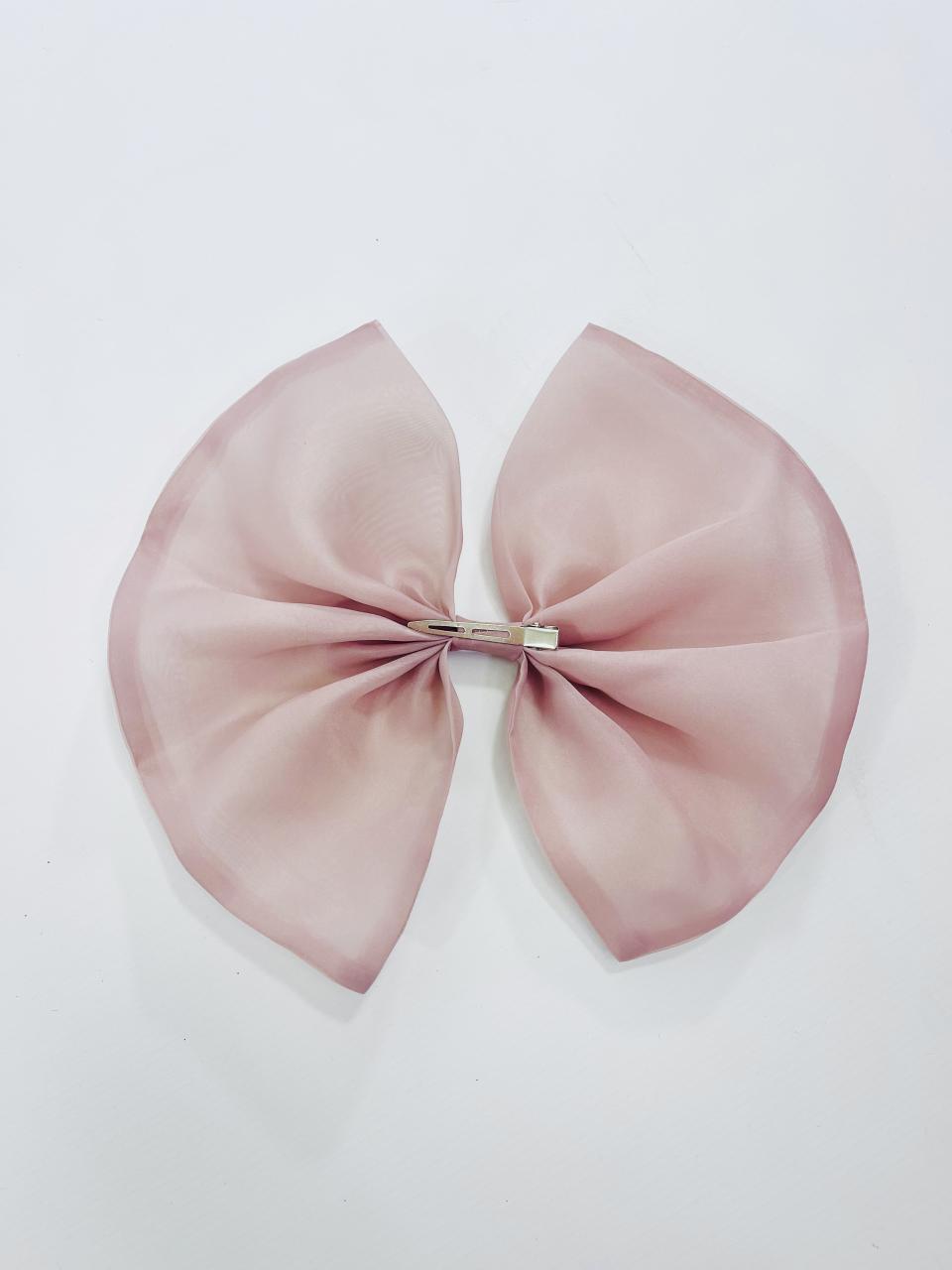 DOLLY BIG ORGANZA HAIR BOW mauve
