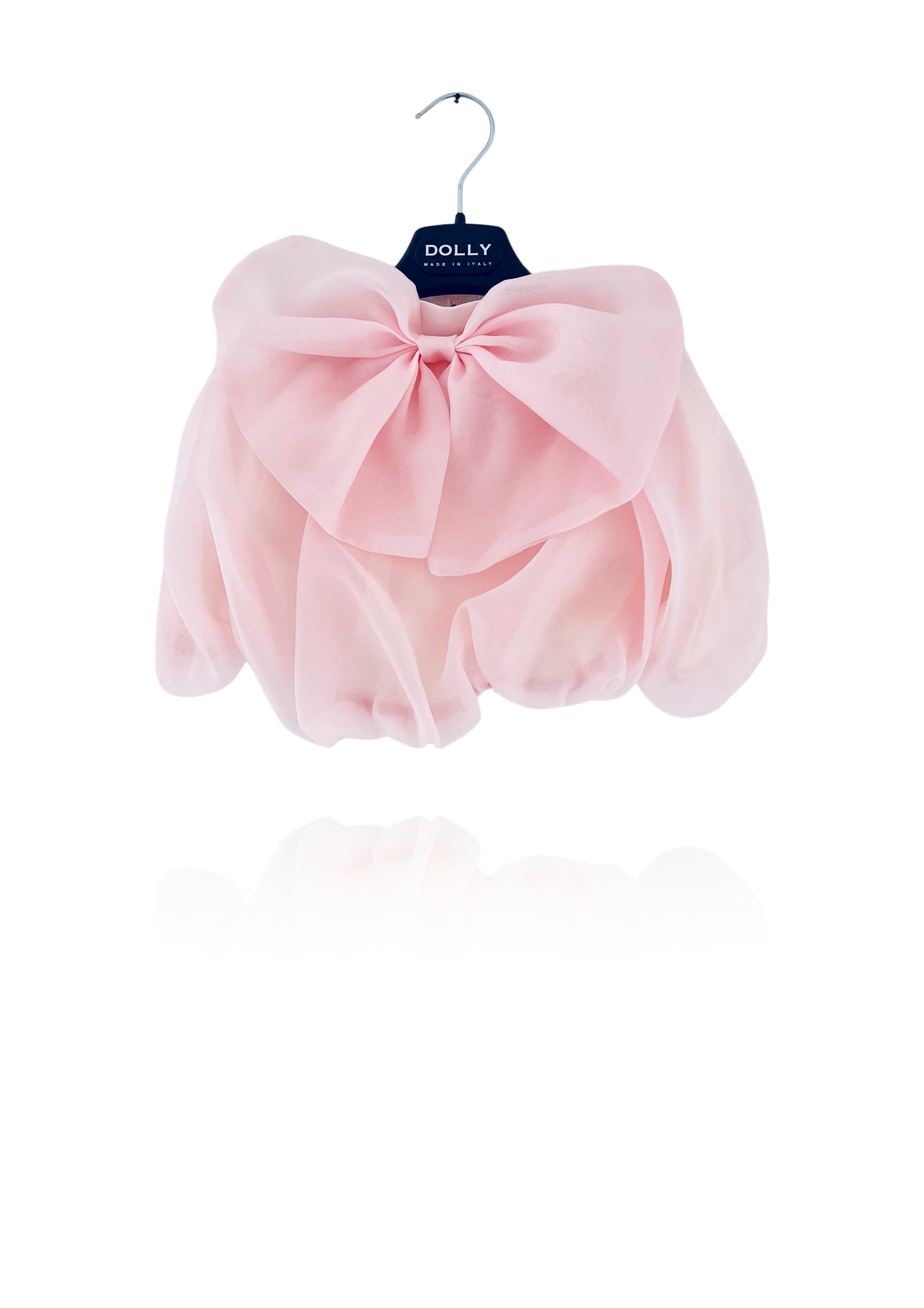 DOLLY WORLD BIG BOW PUFF BALLOON ORGANZA SKIRT dollypink