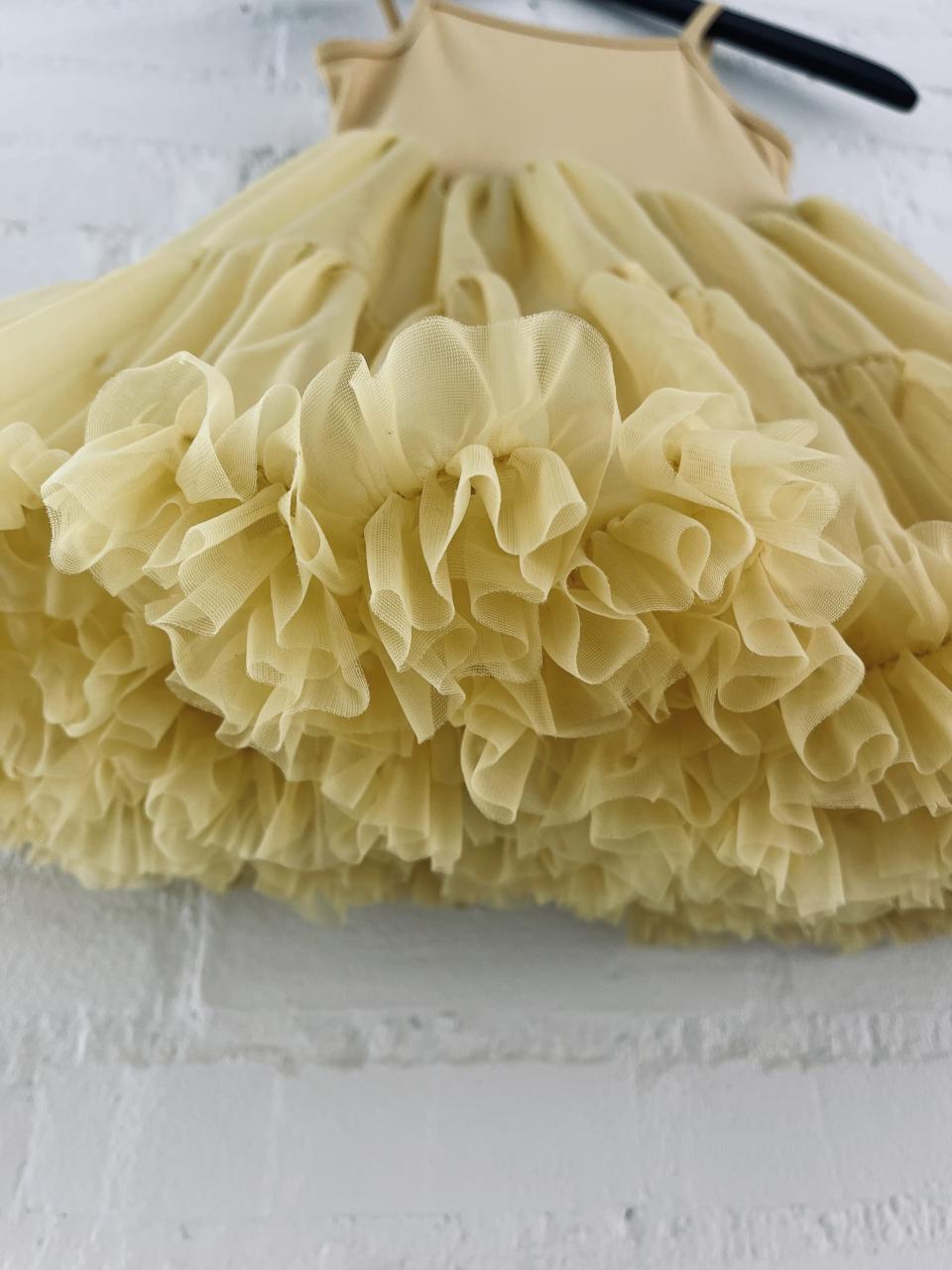 DOLLY PETTI SPAGHETTI PETTISKIRT TUTU DRESS honey