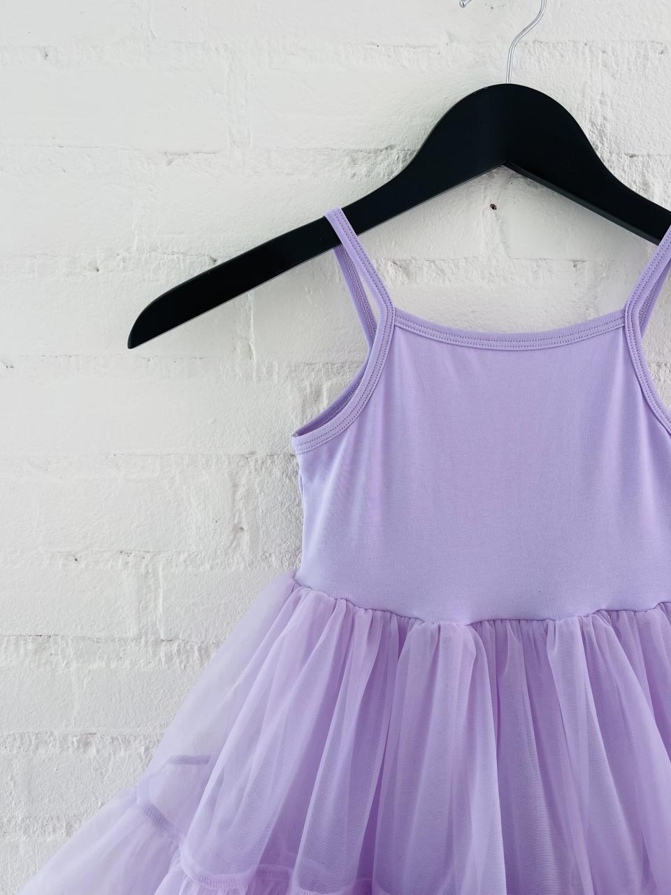 DOLLY PETTI SPAGHETTI PETTISKIRT TUTU DRESS lavender