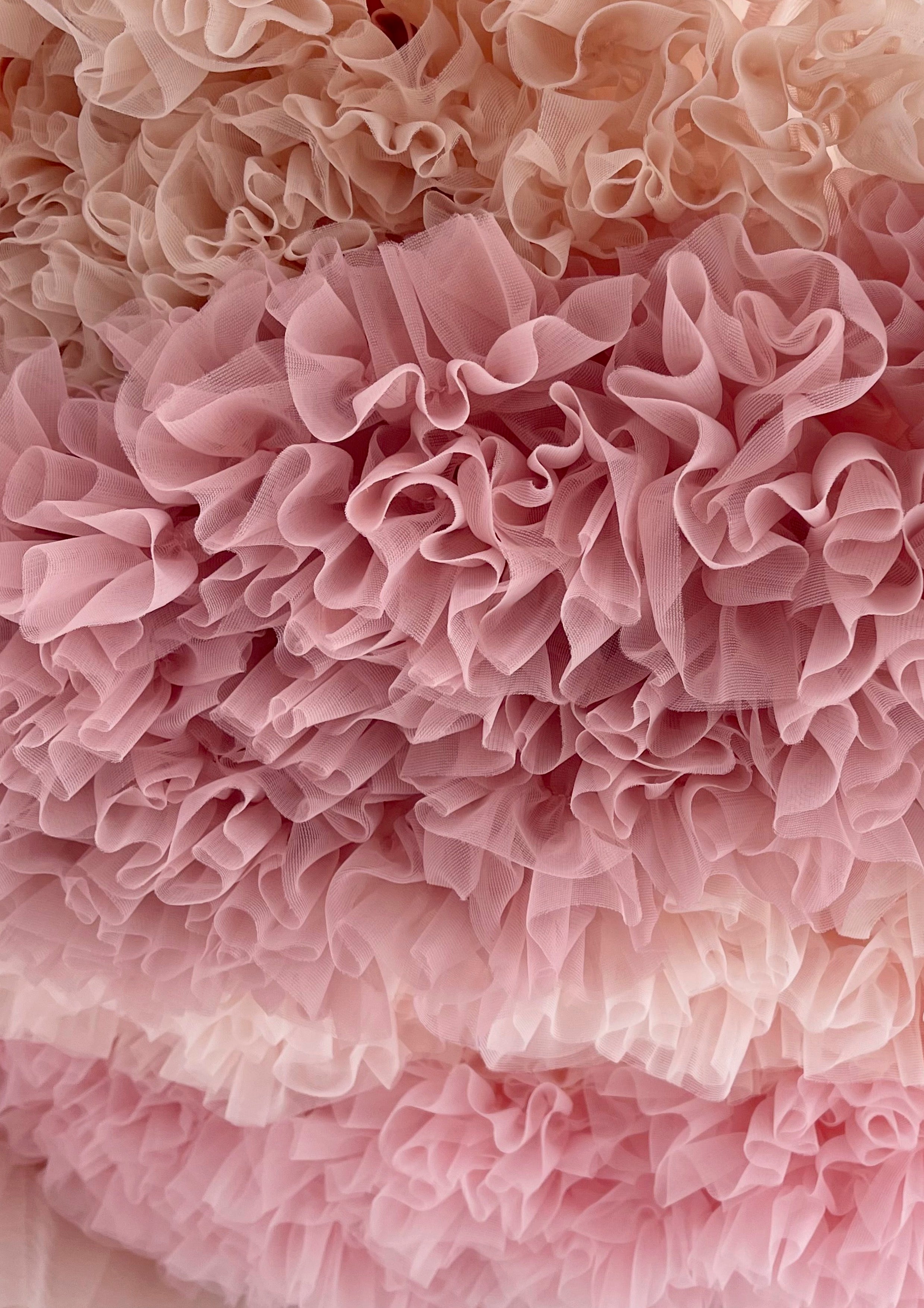 DOLLY PETTI SPAGHETTI PETTISKIRT TUTU DRESS dusty pink