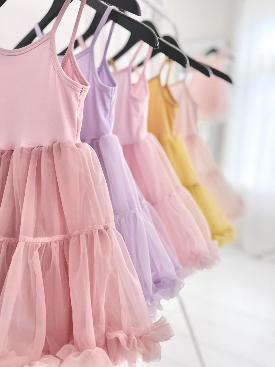 DOLLY PETTI SPAGHETTI PETTISKIRT TUTU DRESS lavender