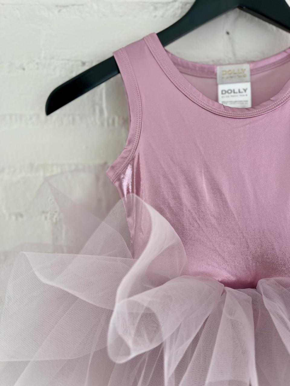 DOLLY TIMELESS METALLIC TUTU DRESS pink