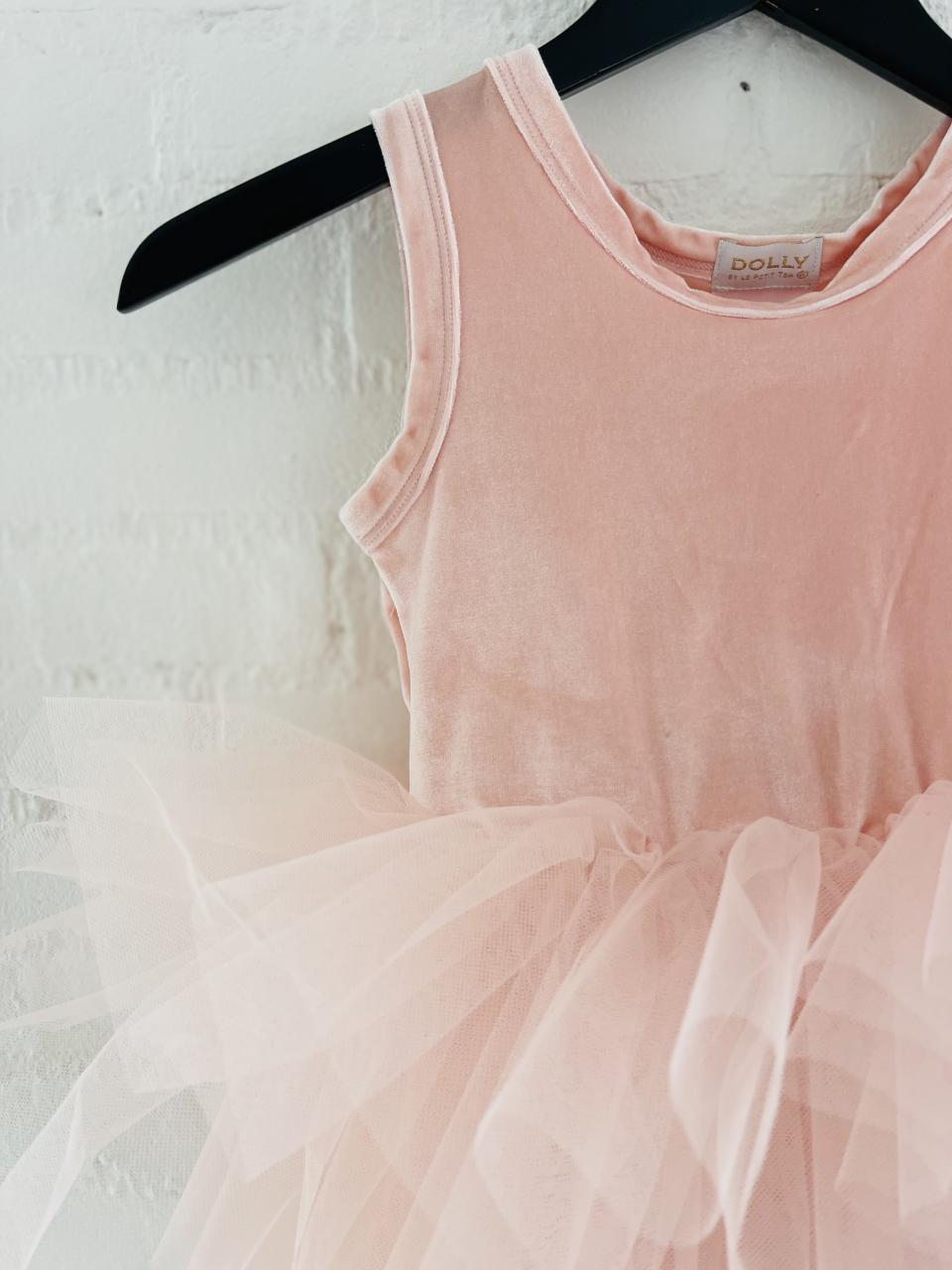 DOLLY TIMELESS VELVET TUTU DRESS pink
