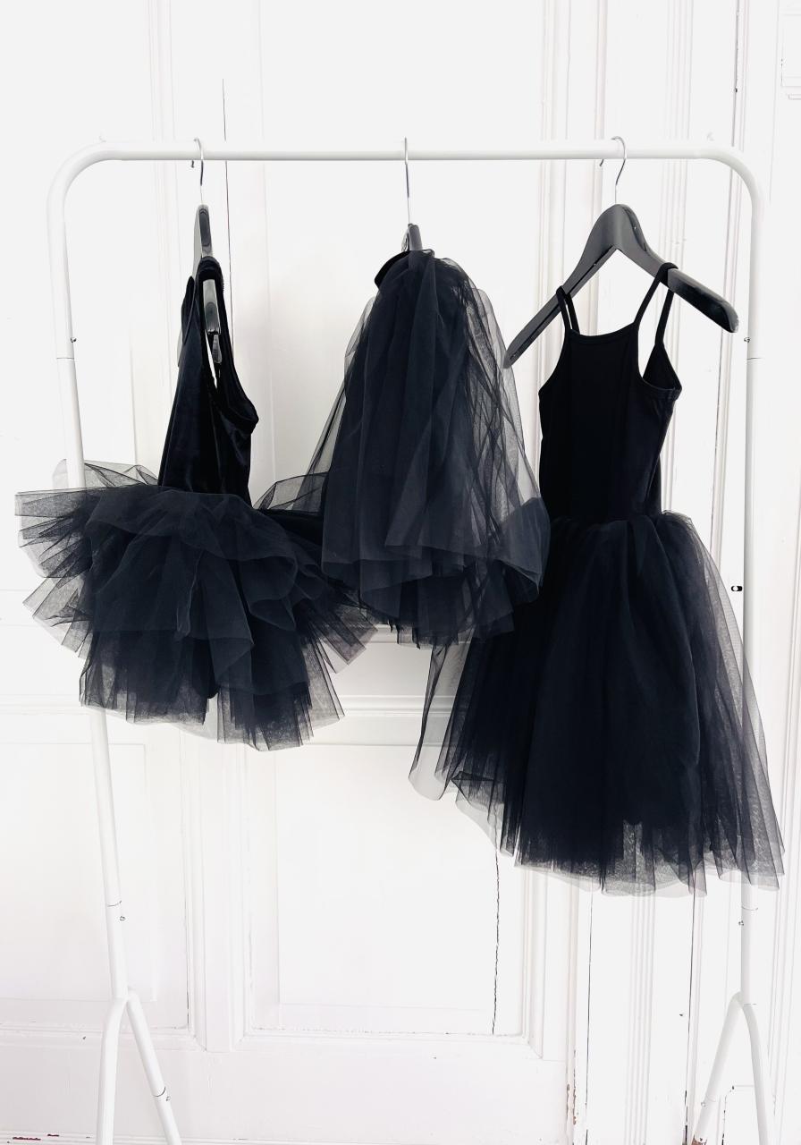 DOLLY TIMELESS COTTON TUTU DRESS black