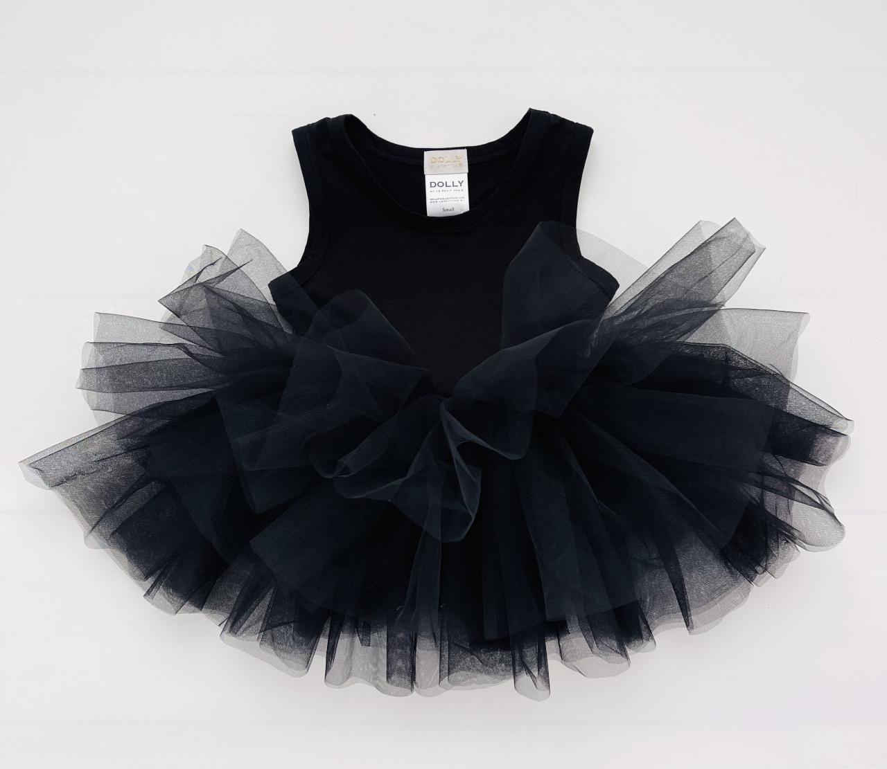 DOLLY TIMELESS VELVET TUTU DRESS black