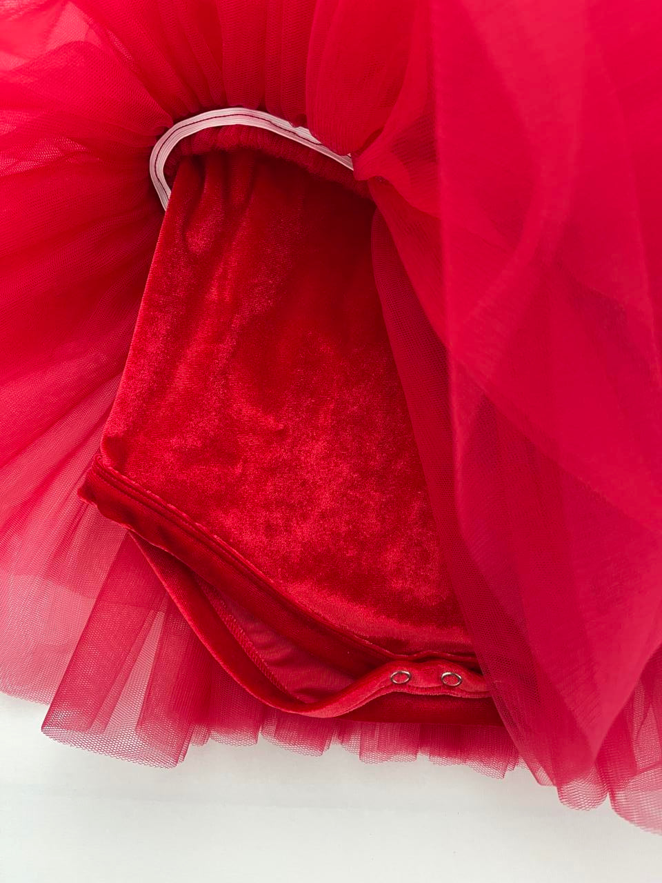 DOLLY TIMELESS VELVET TUTU DRESS red