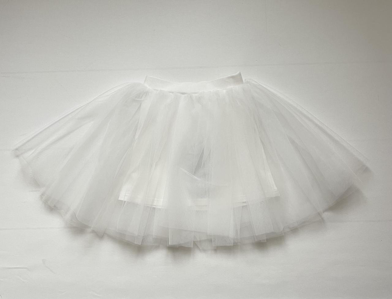 DOLLY CLASSIC TUTU WITH VELVET WAIST white