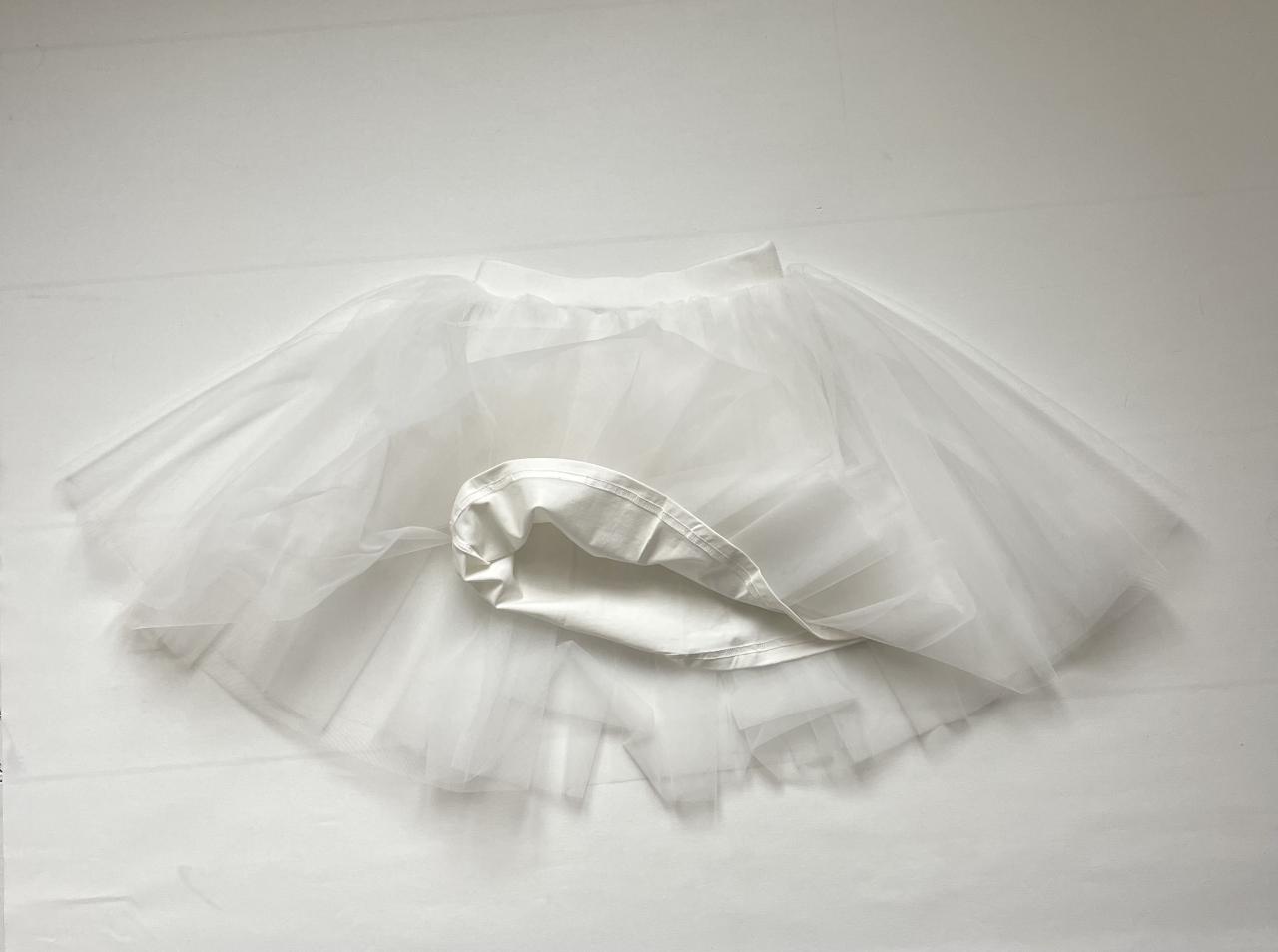 DOLLY CLASSIC TUTU WITH VELVET WAIST white