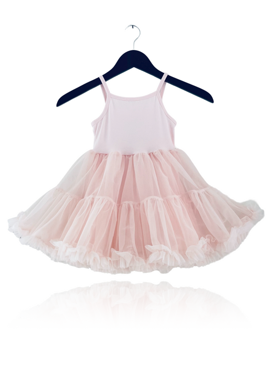 DOLLY PETTI SPAGHETTI PETTISKIRT TUTU DRESS dollypink