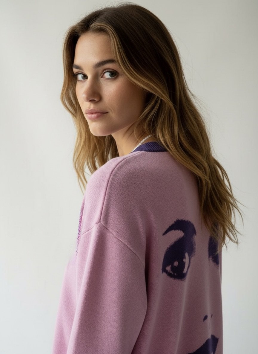 DOLLY Dorothy Lilac Violet Cardigan