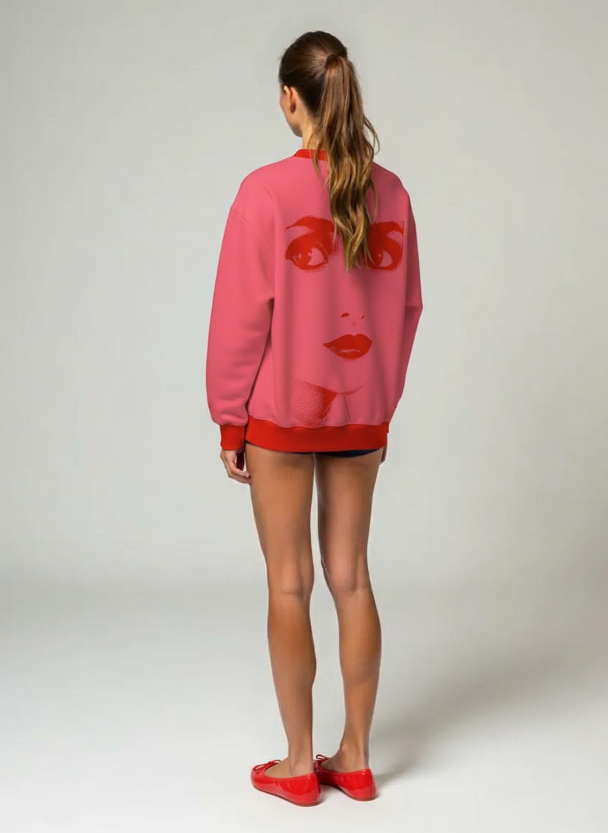 DOLLY Dorothy Hotpink Red Cardigan
