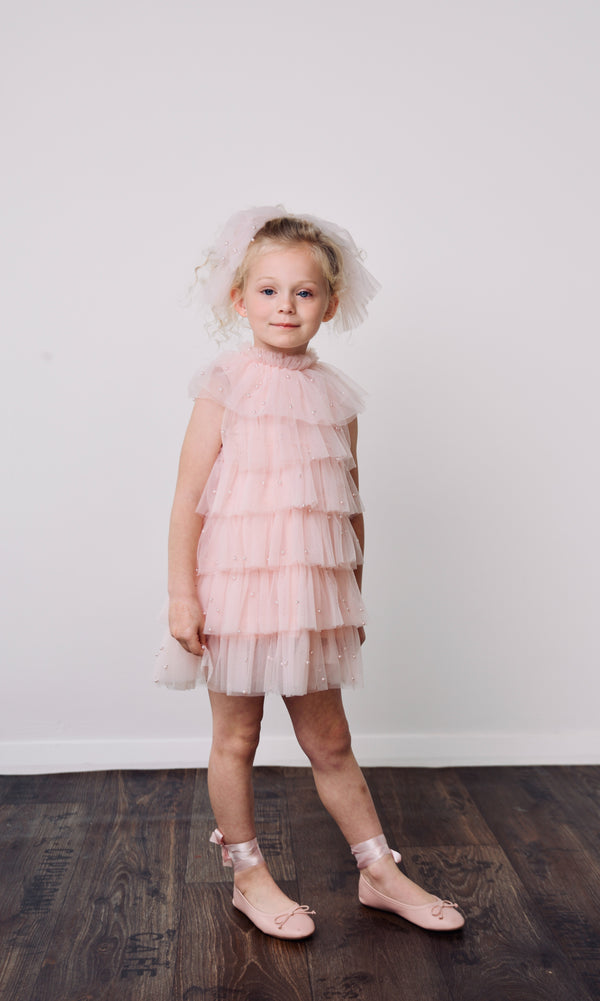 DOLLY® STARS &amp; MOON ⭐️ 🌙 VESTIDO DE HADA DE TUL rosa ballet