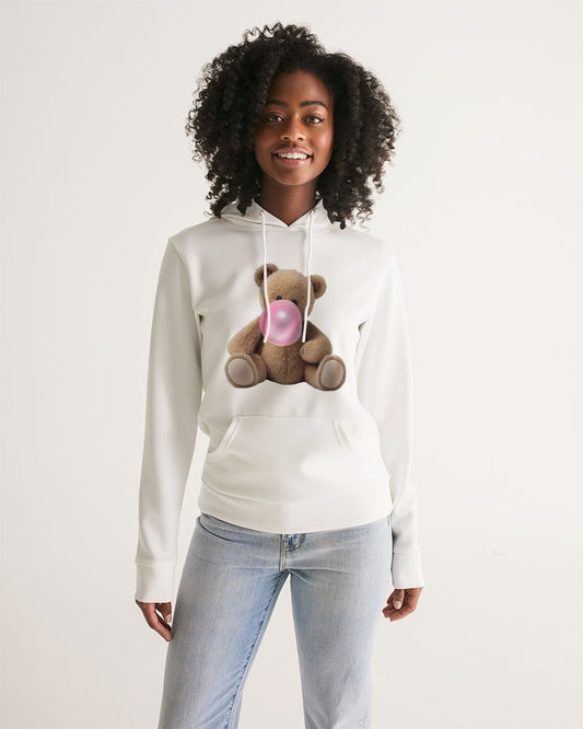 DOLLY TEDDY BEAR BUBBLEGUM Women's All-Over Print Hoodie