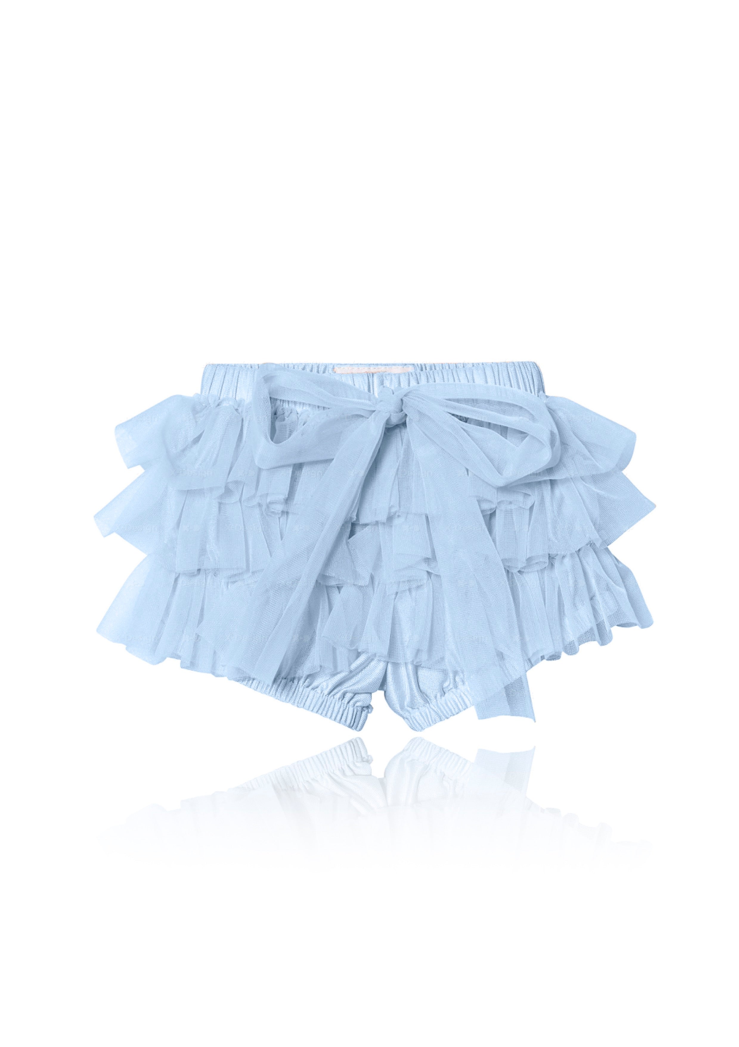 DOLLY by Le Petit Tom ® FRILLY PANTS Tutu Bloomer light blue