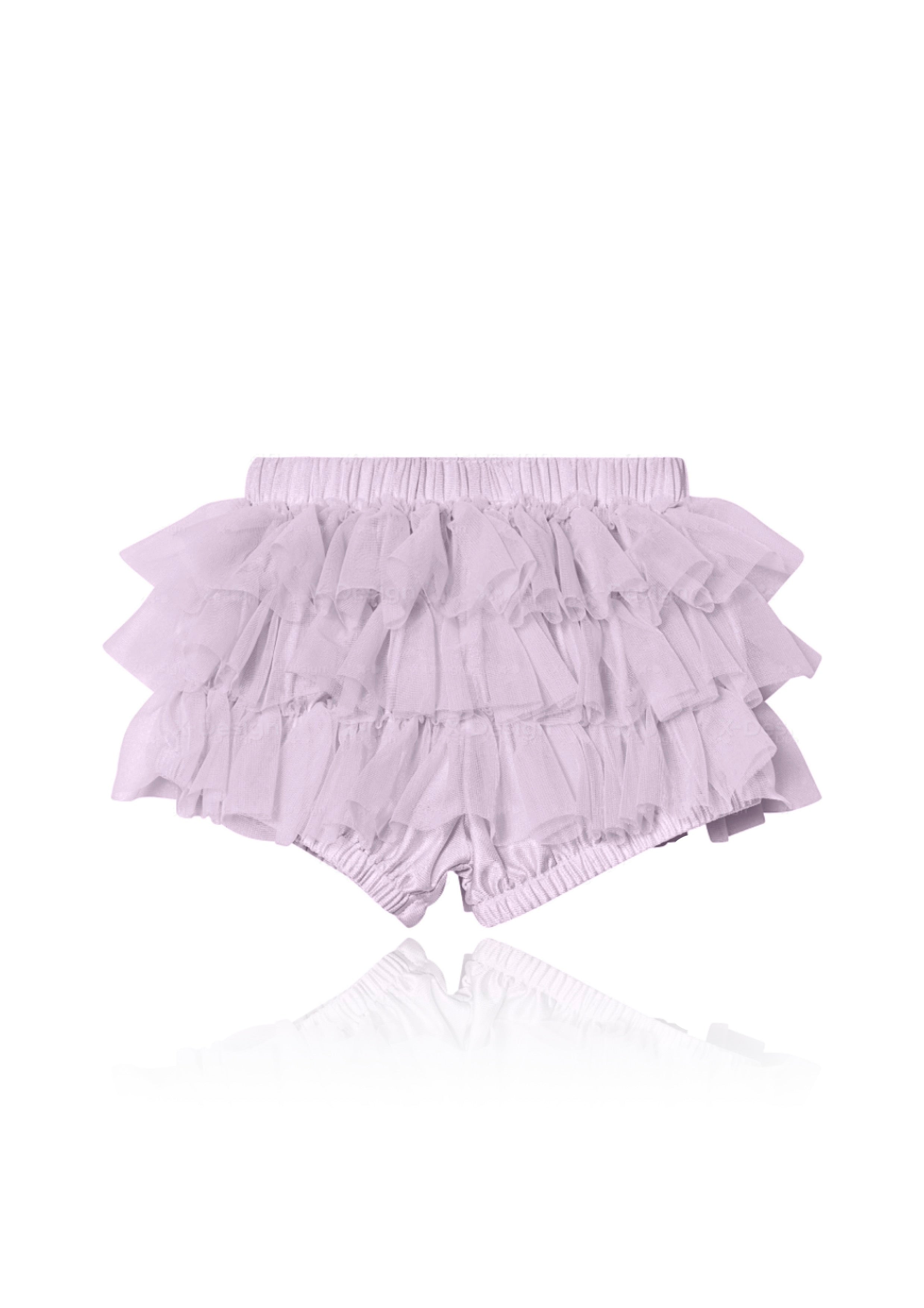DOLLY by Le Petit Tom ® PANTALONES CON VOLANTES Tutu Bloomer little lavanda