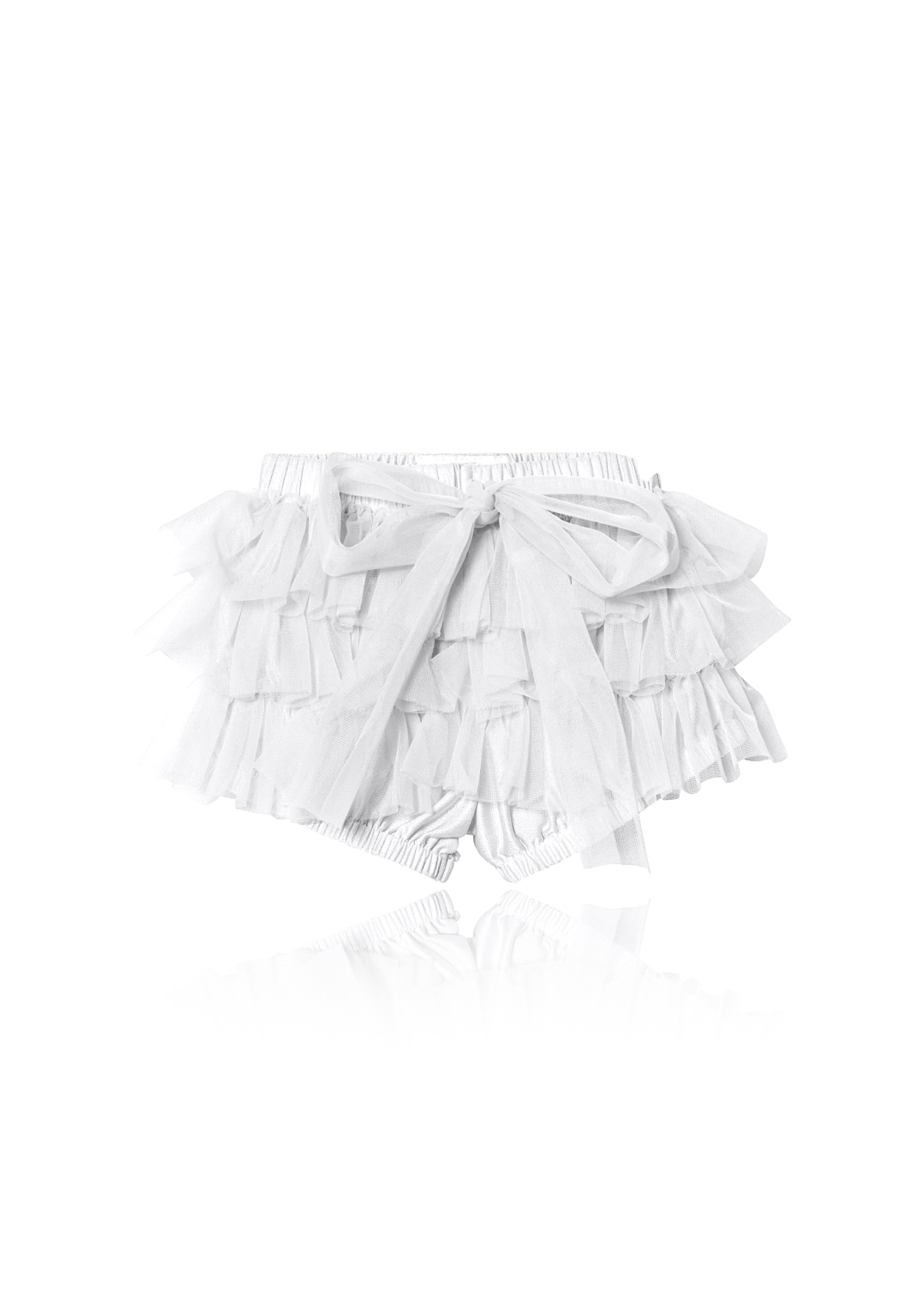 DOLLY by Le Petit Tom ® FRILLY PANTS Tutu Bloomer off-white