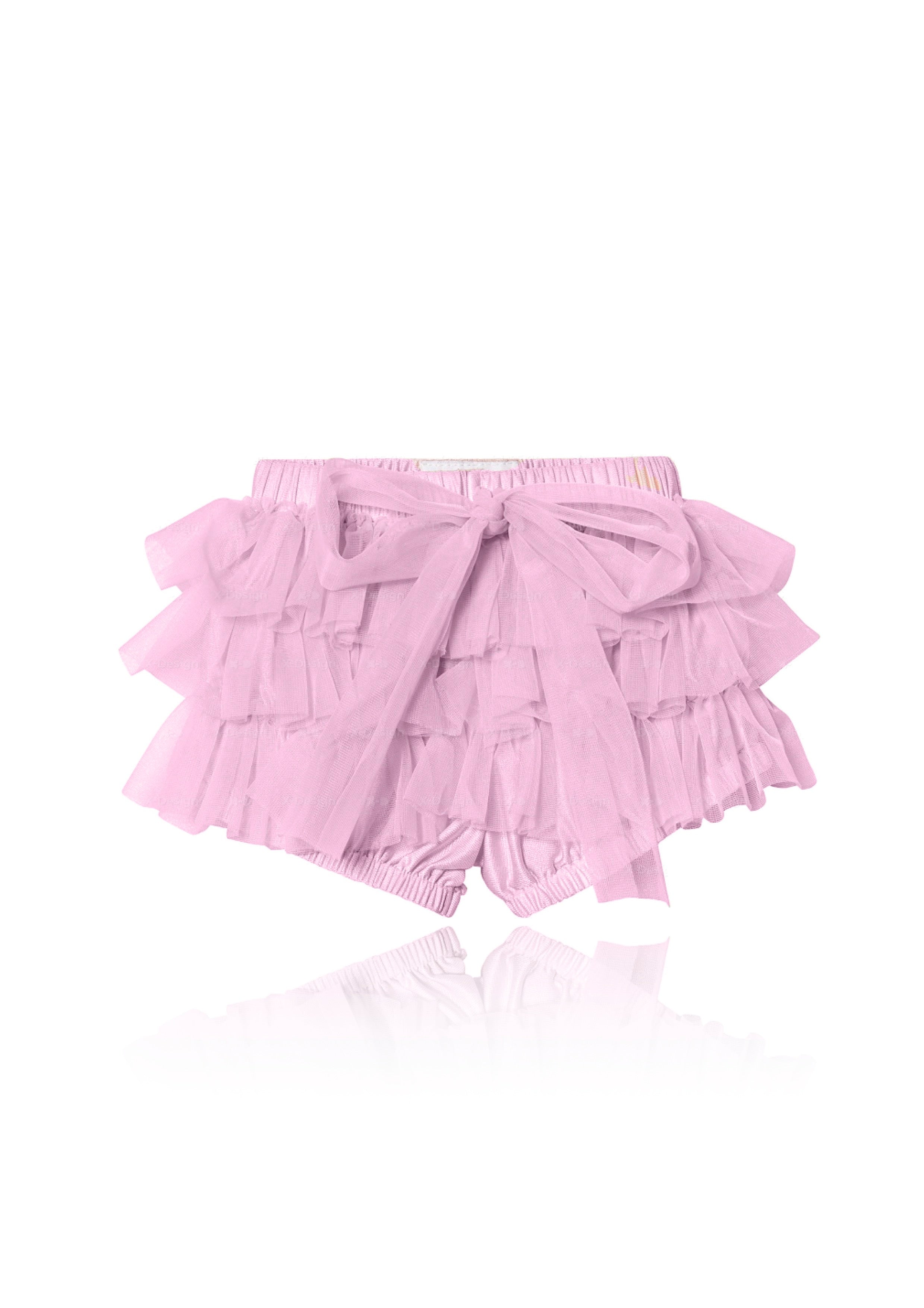 DOLLY by Le Petit Tom ® FRILLY PANTS Tutu Bloomer strawberry