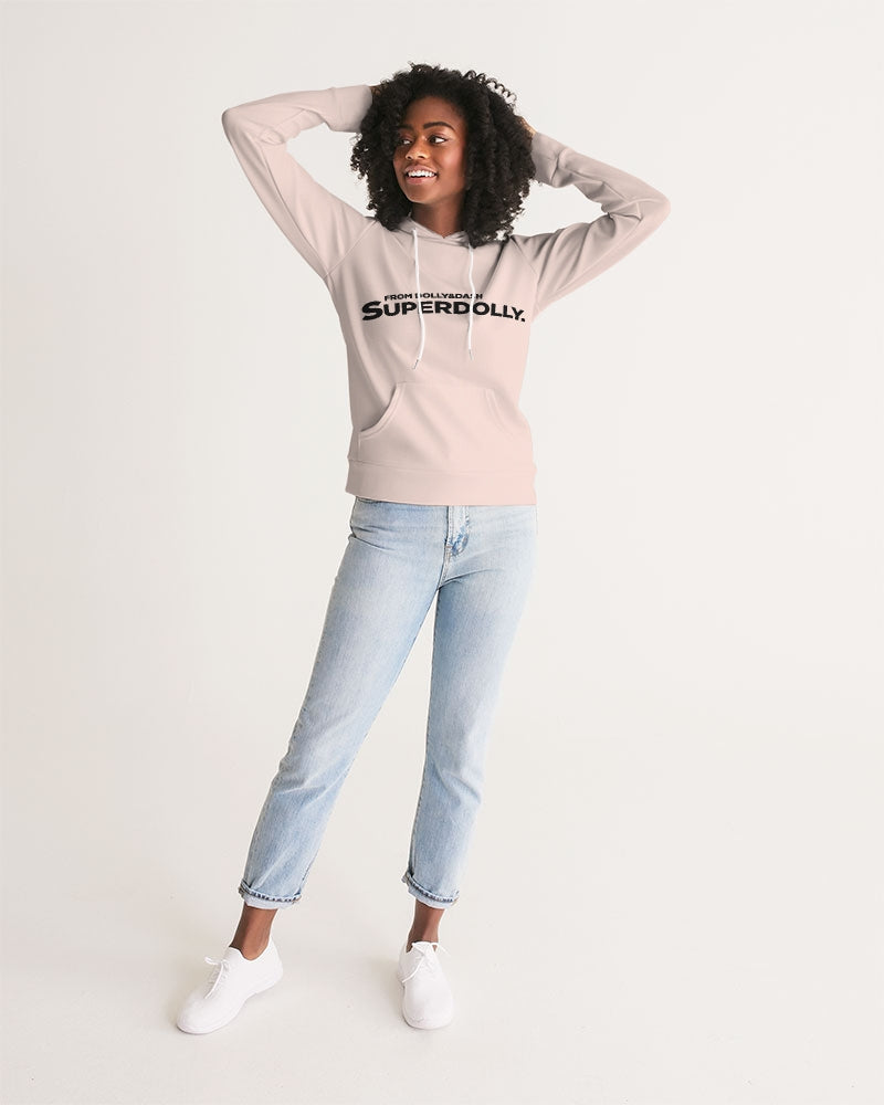 SUPERDOLLY. Sudadera con capucha de mujer rosa ballet
