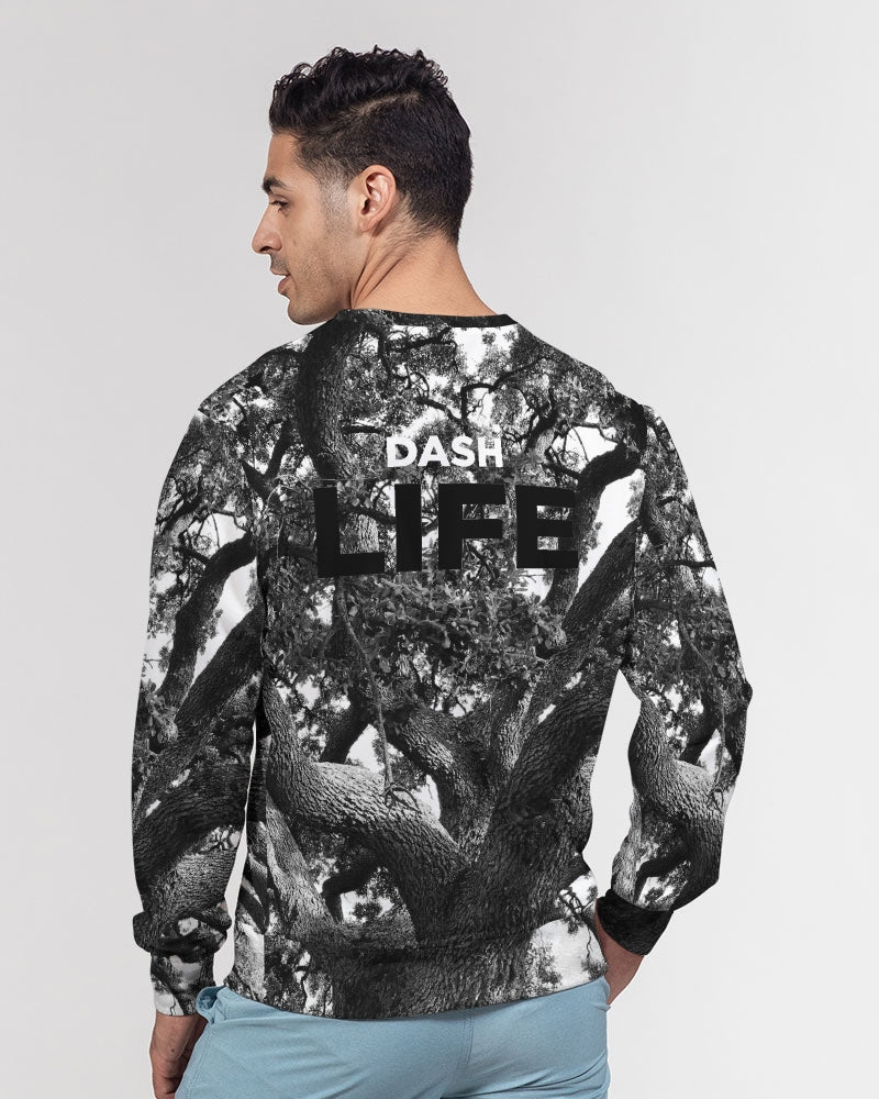 DASH LIFE Men's Classic French Terry Crewneck Pullover