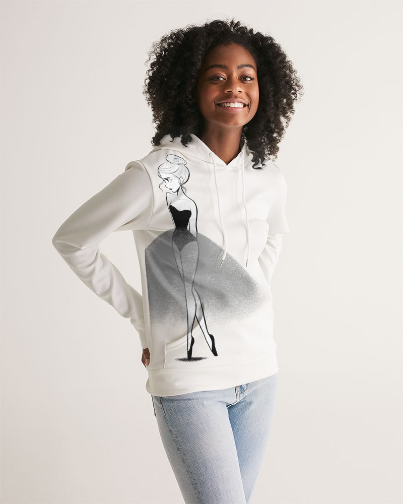 DOLLY DOODLING Bailarina Sudadera con capucha para mujer