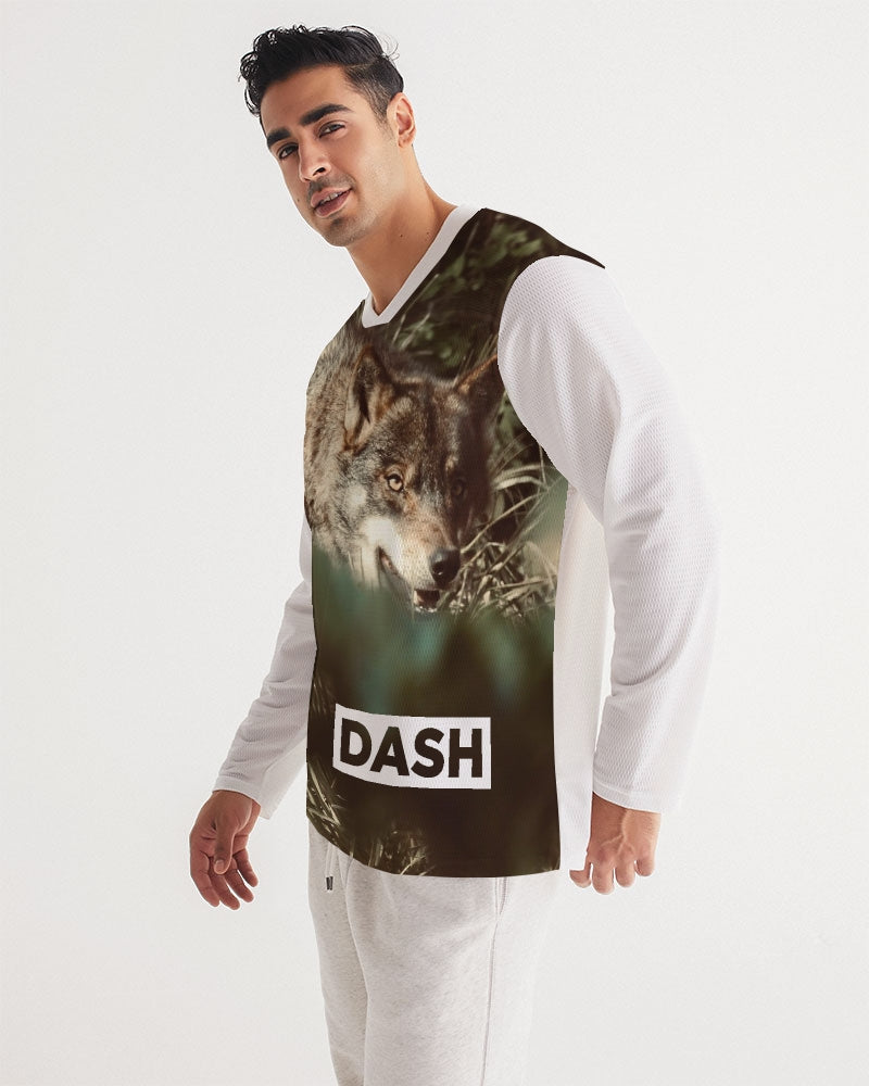 DASH LOBO SNEAK FULL COLOR Men's Long Sleeve Sports Jersey