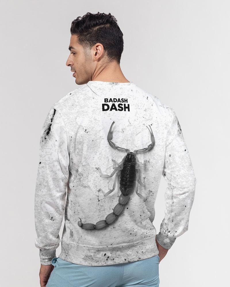 BADASH Men's Classic French Terry Crewneck Pullover