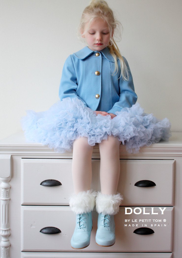 DOLLY by Le Petit Tom ® ALICE IN WONDERLAND pettiskirt light blue - DOLLY by Le Petit Tom ®