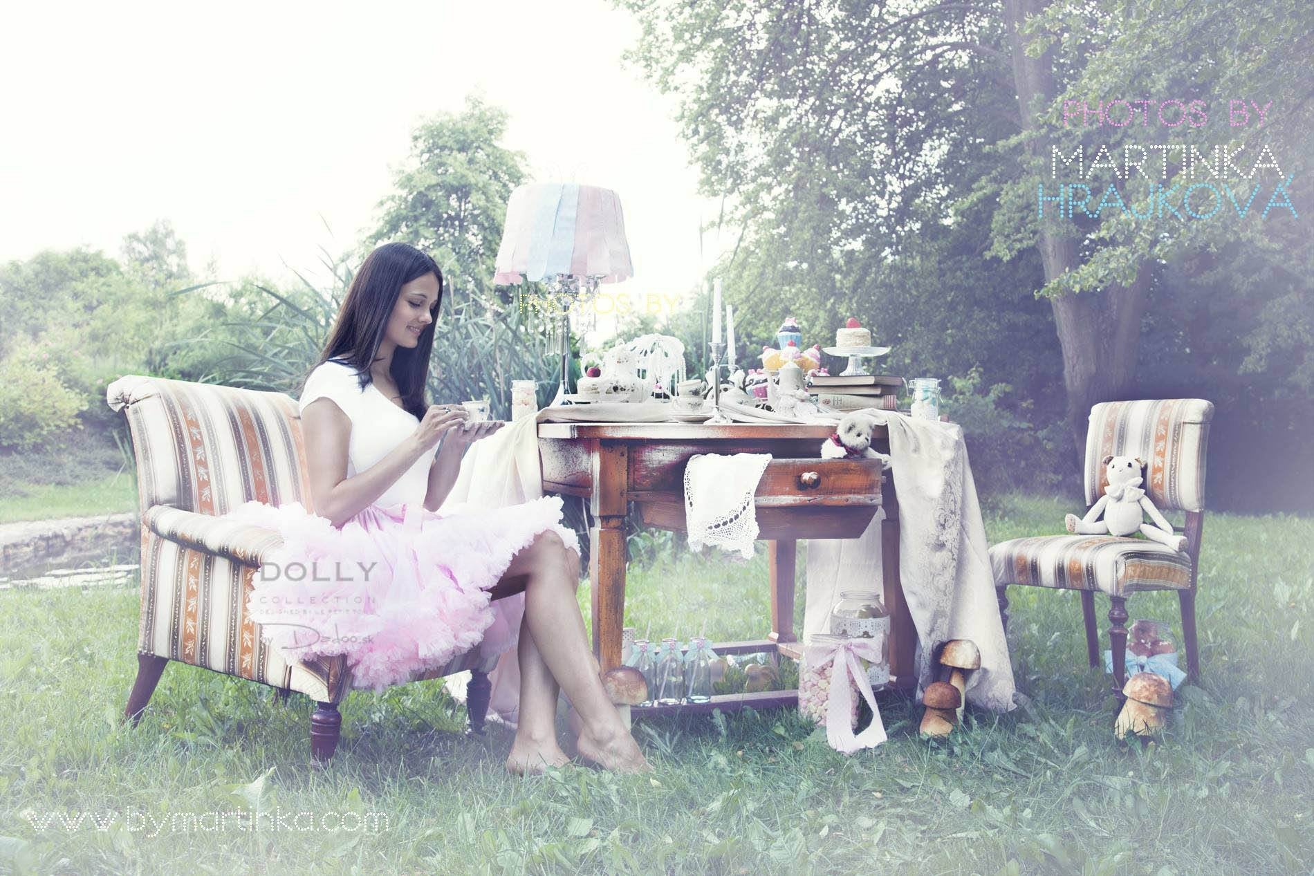 DOLLY by Le Petit Tom ® SHIRLEY TEMPLE pettiskirt baby pink - DOLLY by Le Petit Tom ®