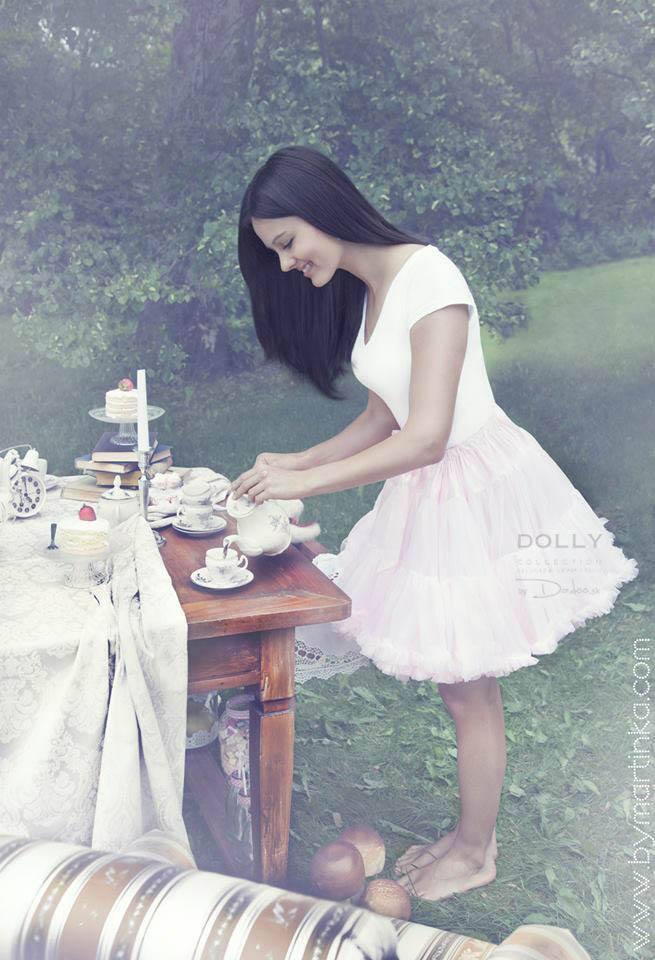 DOLLY by Le Petit Tom ® SHIRLEY TEMPLE pettiskirt baby pink - DOLLY by Le Petit Tom ®